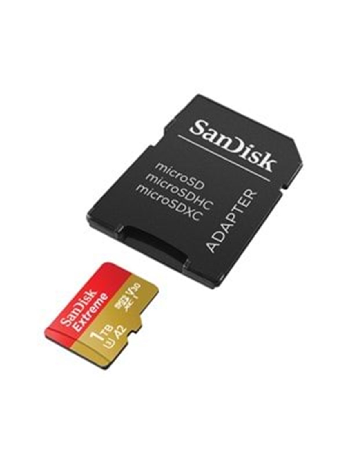 SANDISK Extreme MicroSD/SD - 190MB/s - 1TB, Hukommelseskort