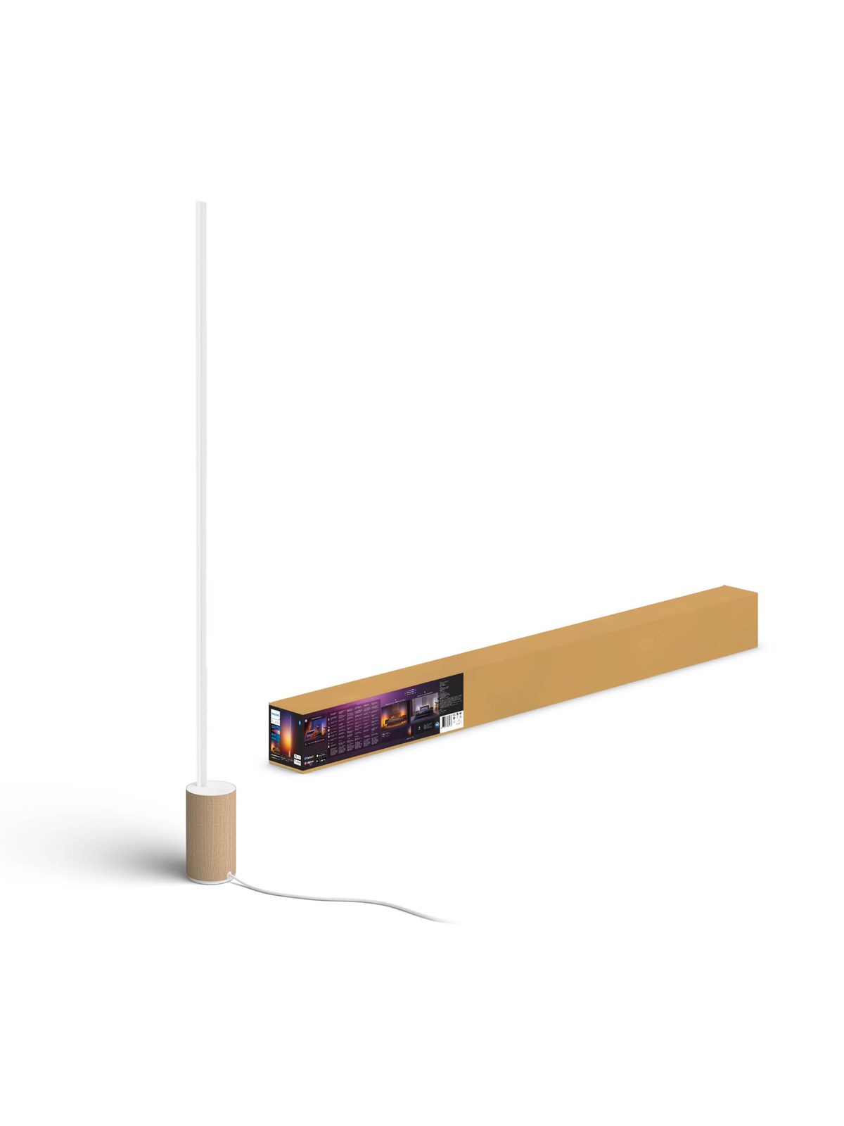 Philips Hue Gradient Signe Floor - Oak, Smart Home