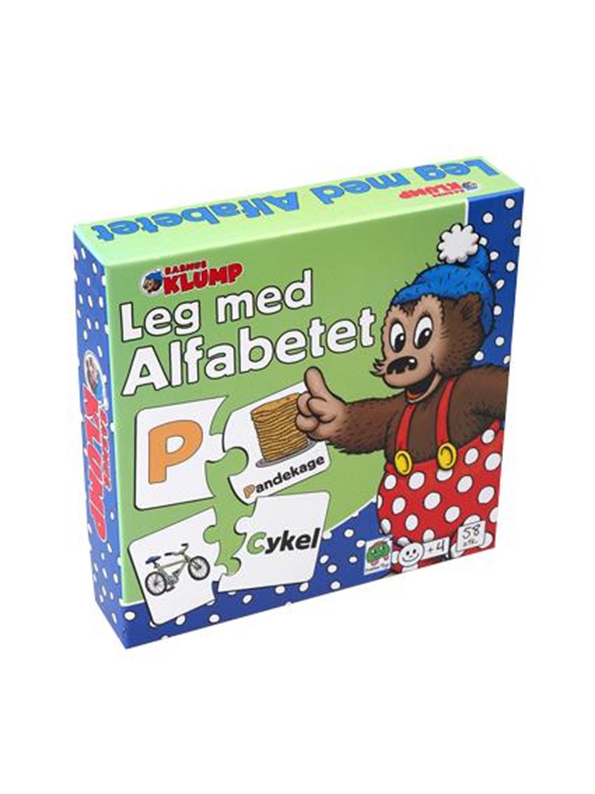 Barbo Toys Rasmus Klump - Leg med alfabetet