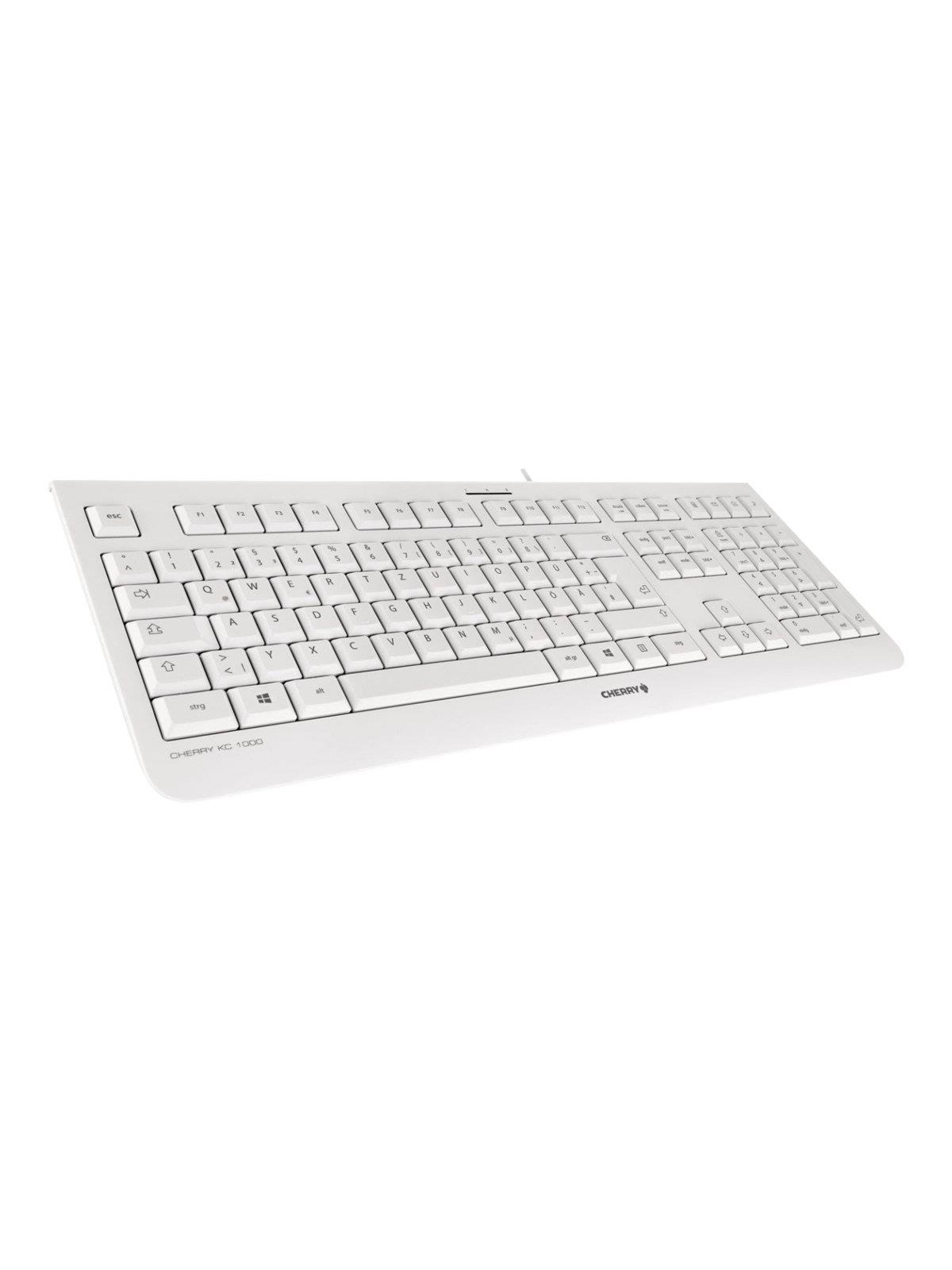 Cherry KC 1000 - Tastatur - Fransk - Grå, Tastatur