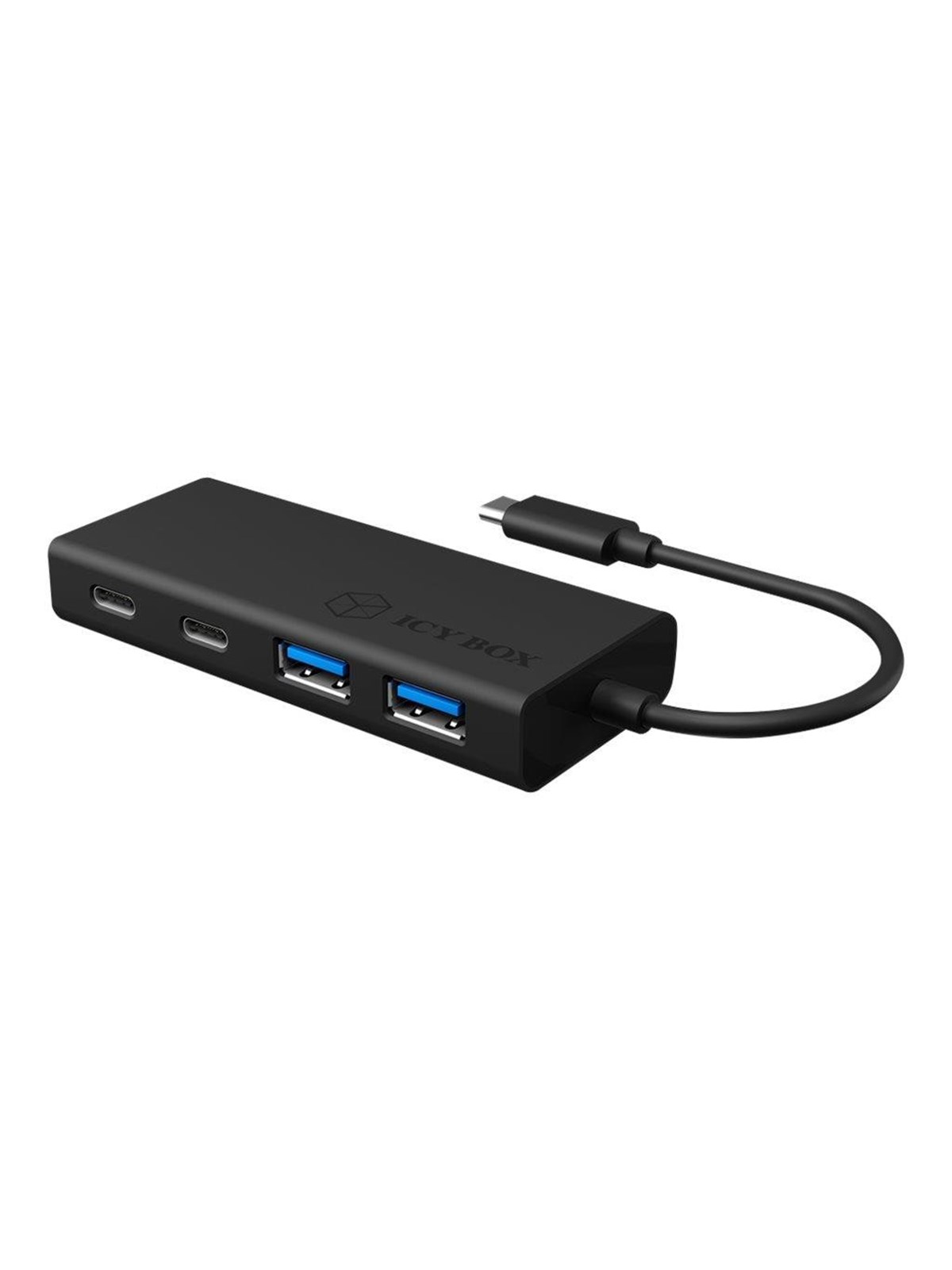 ICY BOX IB-HUB1426-CPD USB hub - USB 3.0 - 4 ports - Sort, Usb Hub