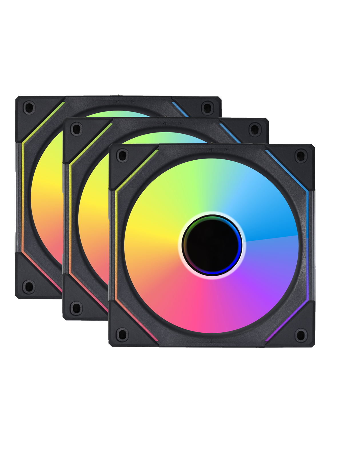 Lian Li UNI FAN SL-INF 120 Black- 3 pack - Kabinet køler - 120mm - Sort med RGB LED lys - 29 dBA