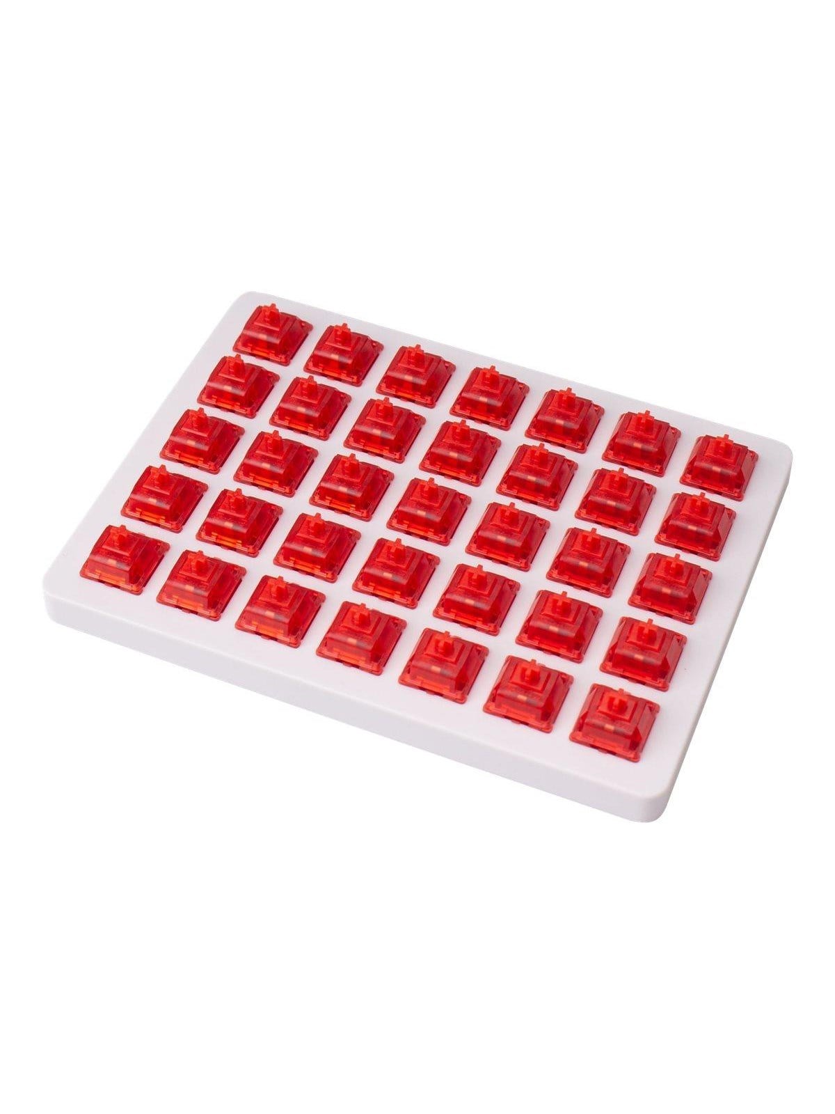 Keychron Switch set - Gateron Ink V2 Red - 35 pcs - Key Switches - Rød, Tastatur
