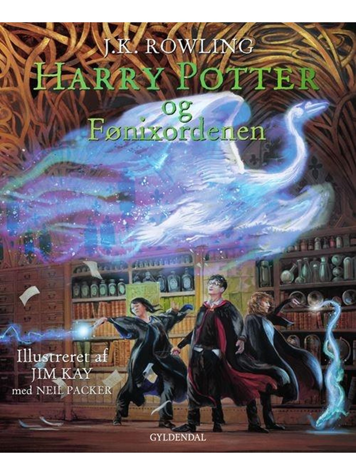 Harry Potter illustreret 5 - Harry Potter og Fønixordenen - Ungdomsbog - hardcover