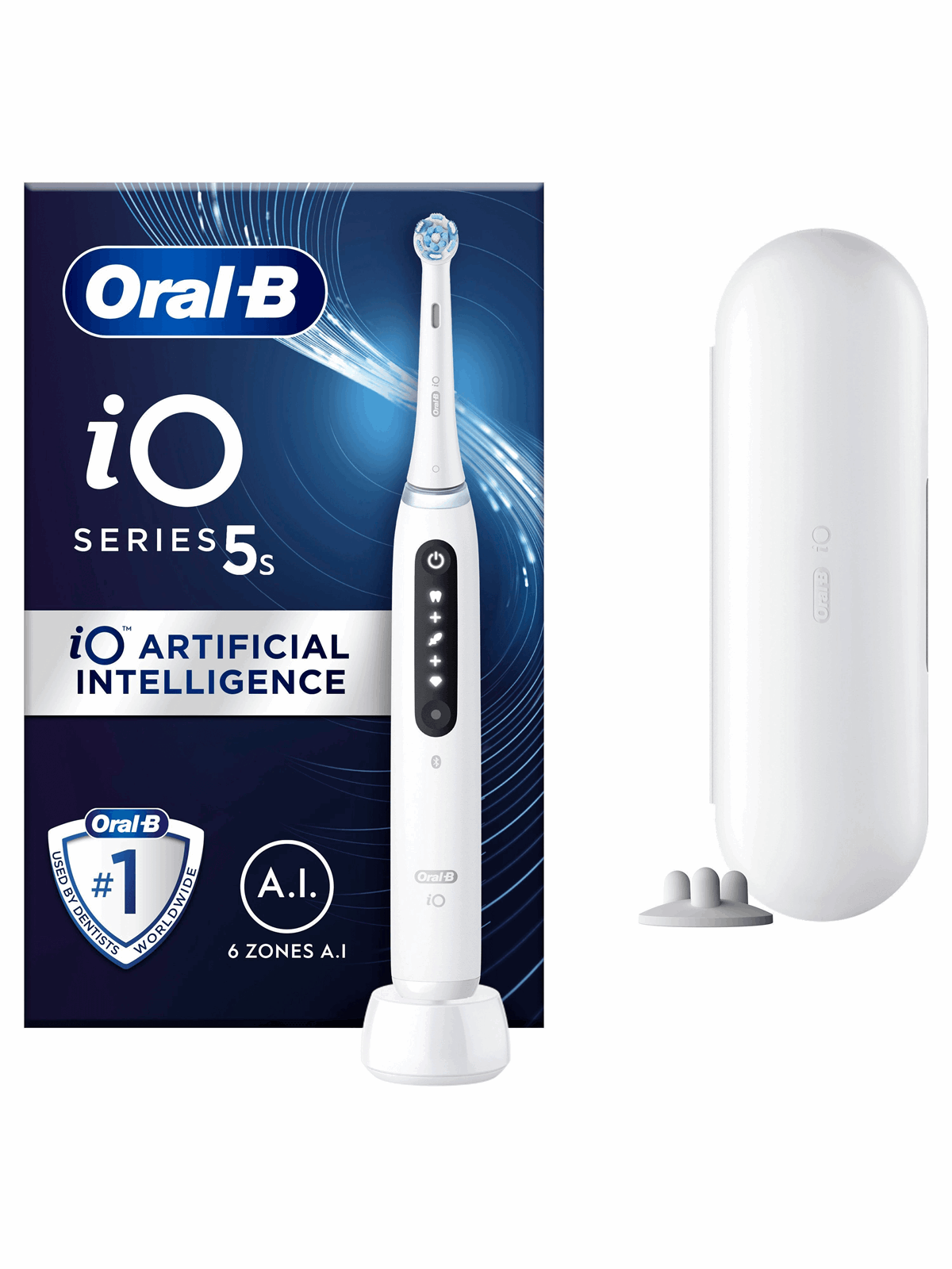 Oral-B Eltandbørste iO 5S Hvid, El Tandbørste