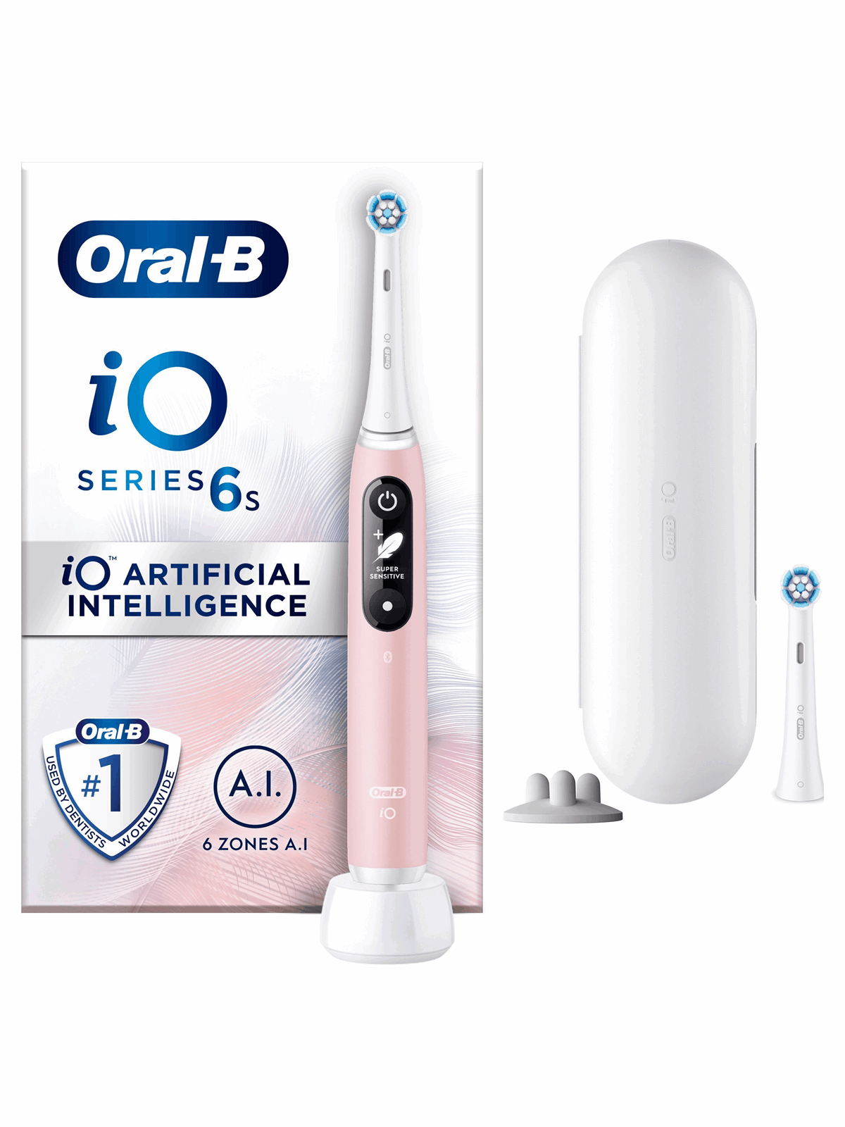 Oral-B Eltandbørste iO 6S Pink, El Tandbørste