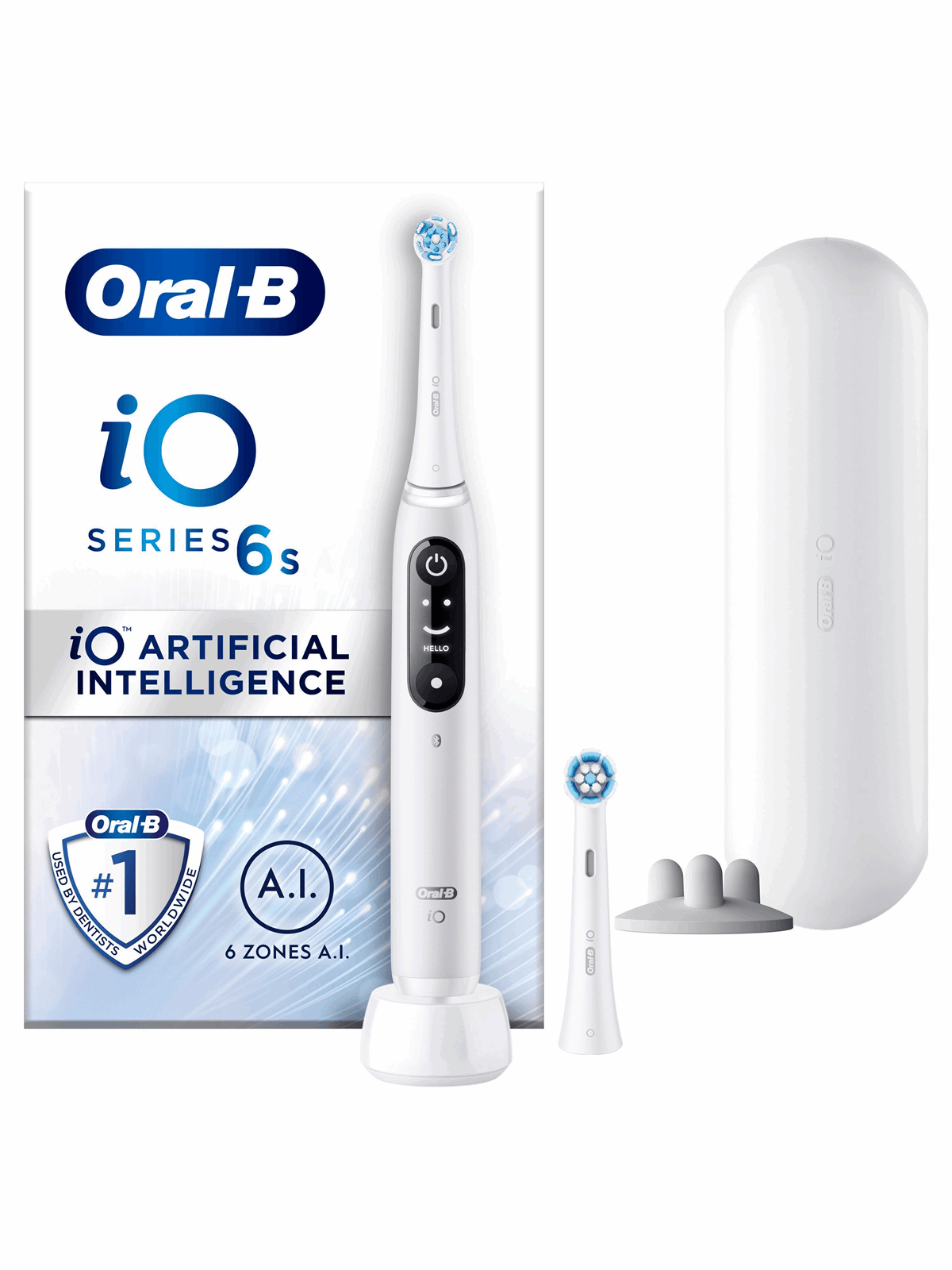 Oral-B Eltandbørste iO 6S Hvid, El Tandbørste