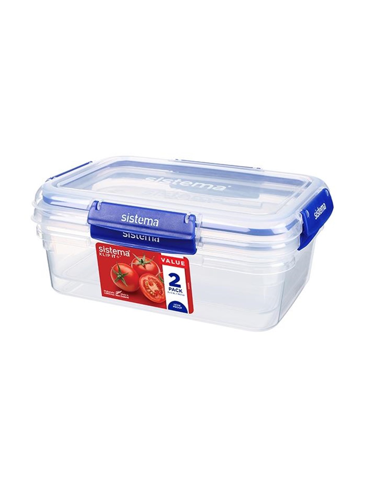 Sistema Rectangle Klip It Plus 2Pack 2.2L, Køkkentilbehør