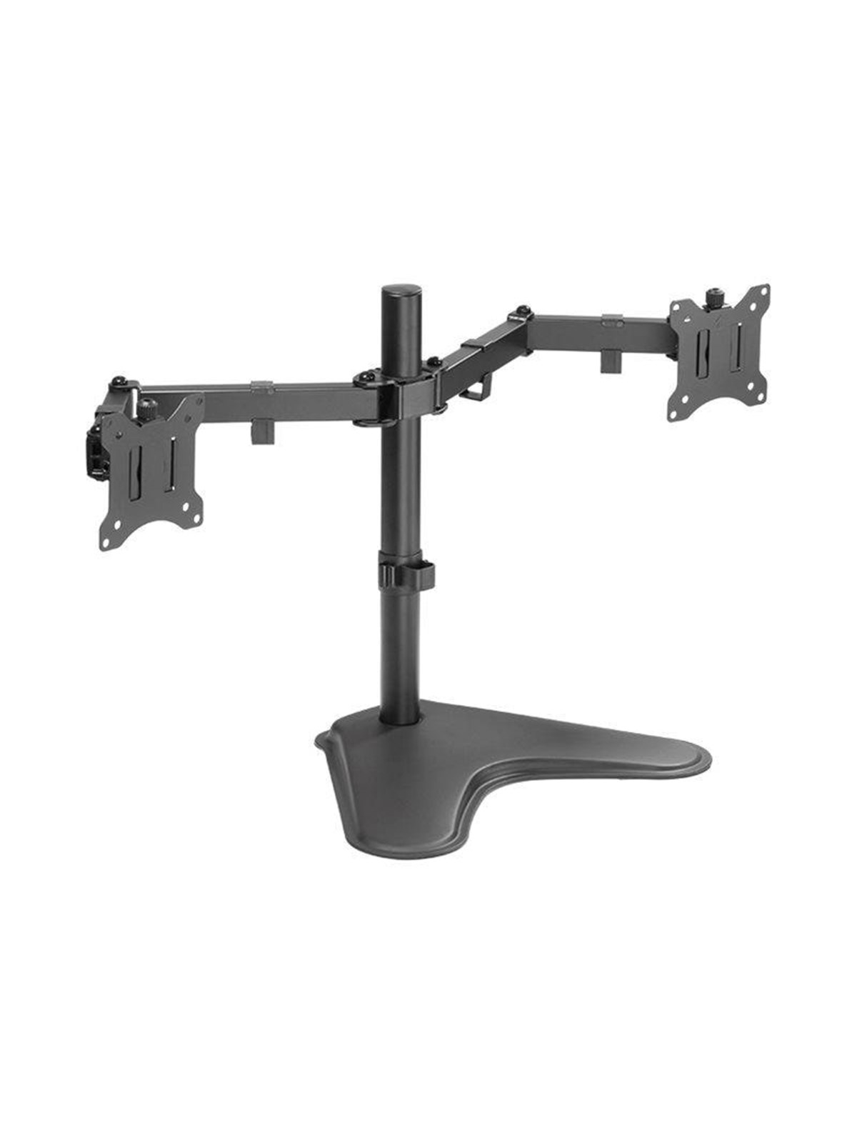 LogiLink Dual monitor stand 17-32" steel arm length: each 390 mm, Skærmholder
