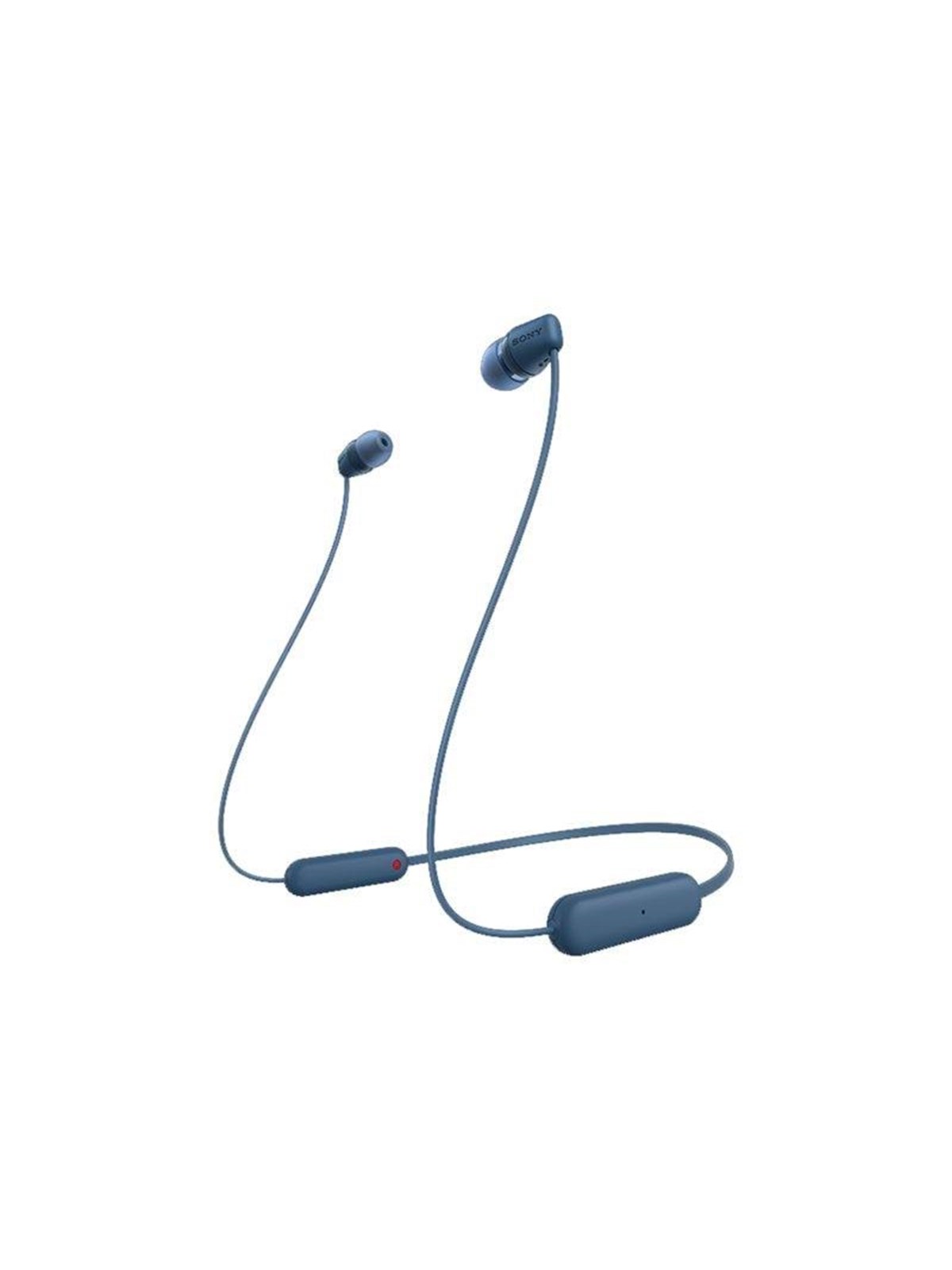 Sony WI-C100 - Wireless In-ear Headphones - Blue, Hovedtelefonerheadset2