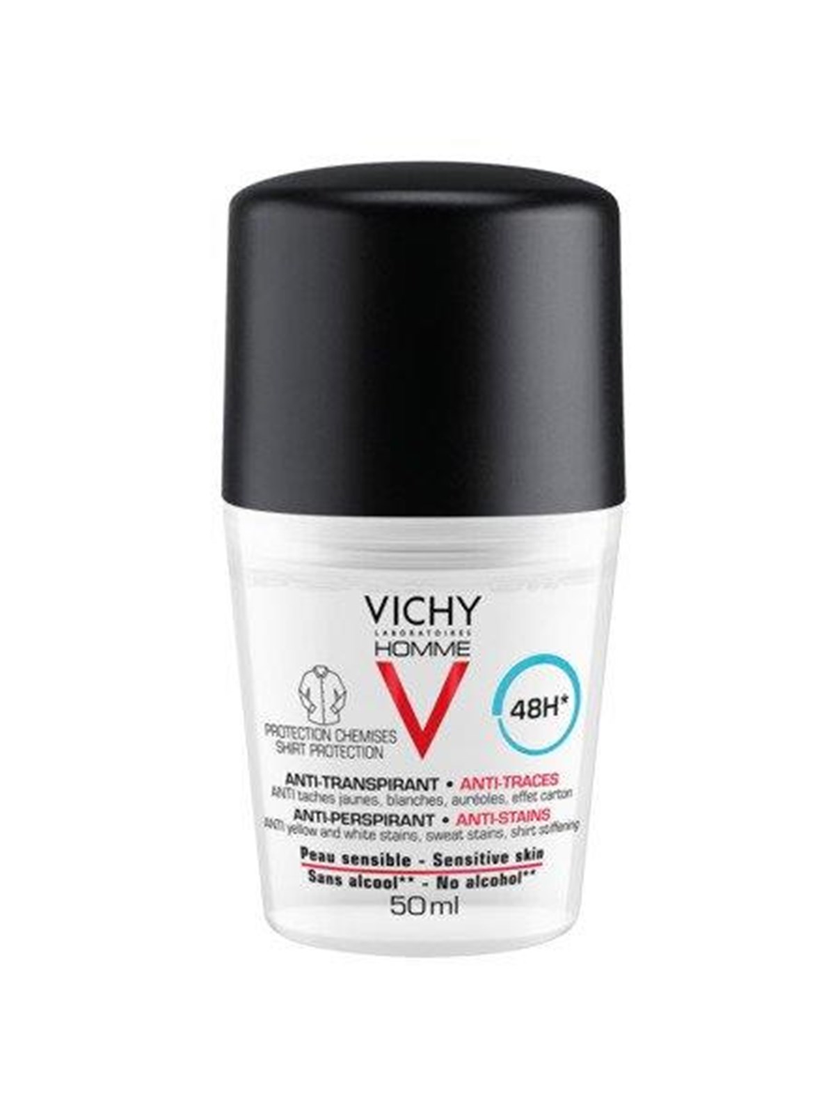 Vichy Homme Deo Shirt Protection 48T 50 ml, Parfume