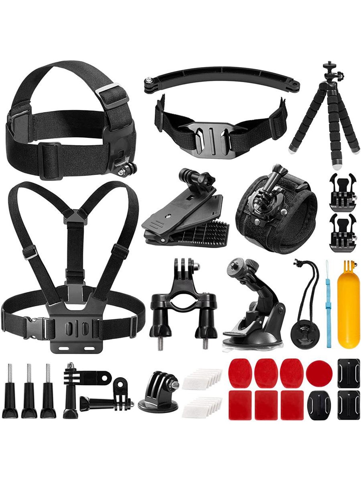 Akaso Action Camera accessories - 14 pieces, Gopro Tilbehør