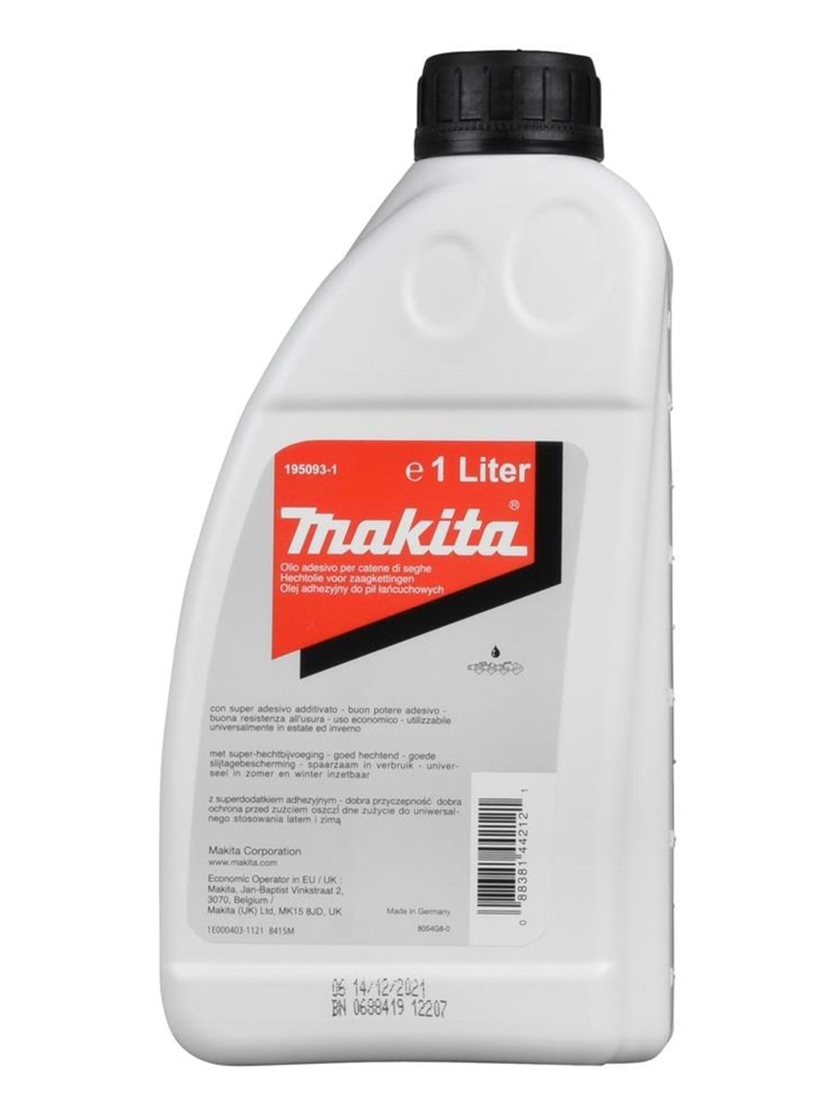 Makita 195093-1 Mineral Chain Oil for Chainsaw, Kædesav