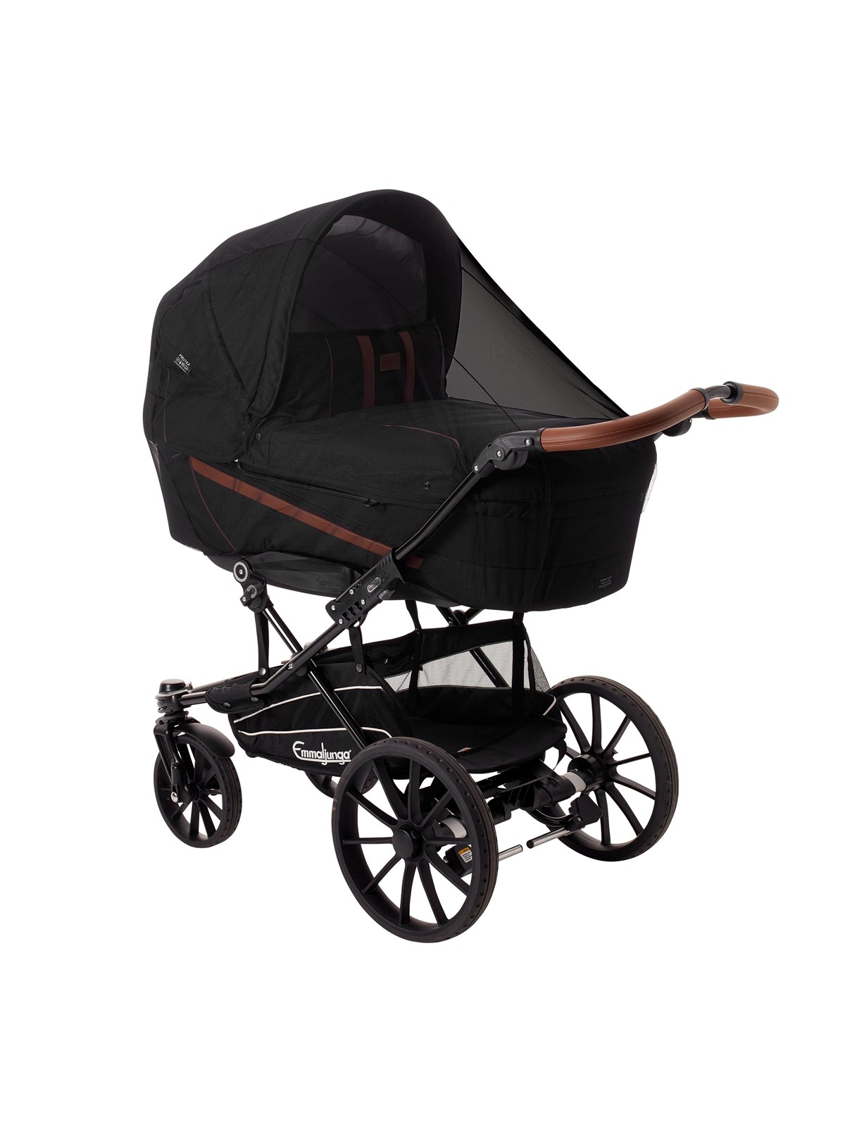 BabyDan Deluxe insektnet til barnevogn, sort, Babyudstyr