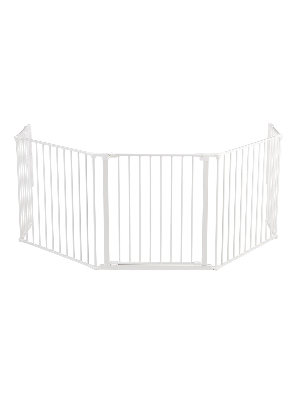 BabyDan Flex XL sikkerhedsgitter, hvid, 223-278 cm, Babyudstyr