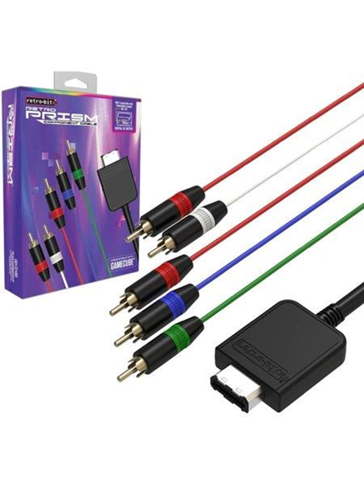Retro-Bit Prism Component Cable for GameCube - Wired - Nintendo GameCube