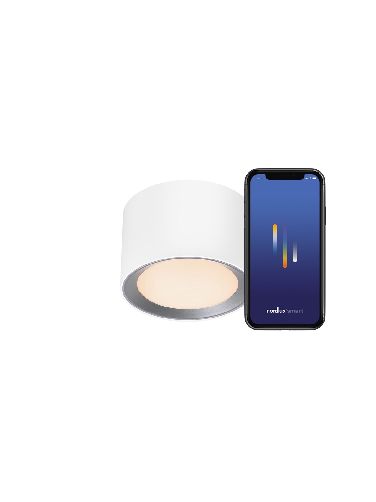Nordlux Landon Smart Loftlampe, 2700-6500K, Hvid, Smart Home