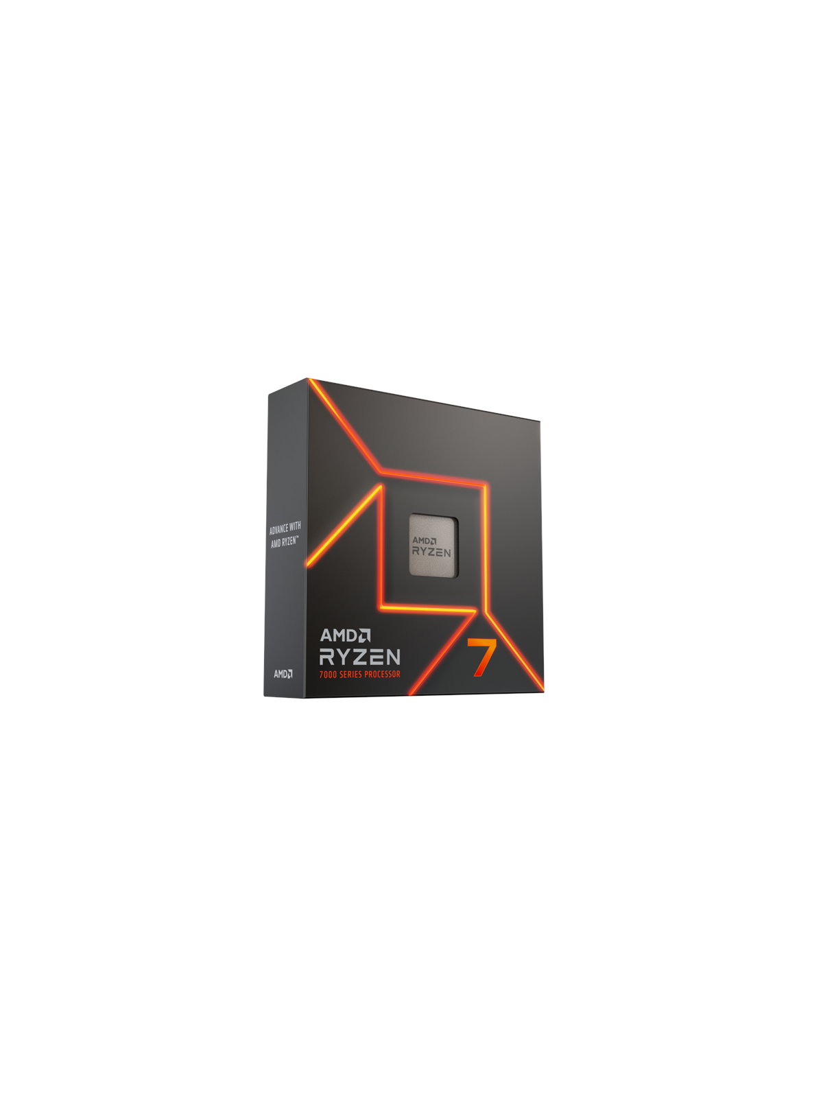 AMD Ryzen 7 7700X CPU - 8 kerner - 4.5 GHz - AMD AM5 - AMD Boxed (uden køler)
