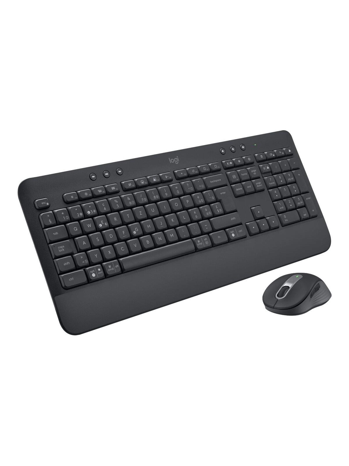Logitech Signature MK650 Combo For Business - ND - Tastatur & Mus sæt - Nordisk - Grå