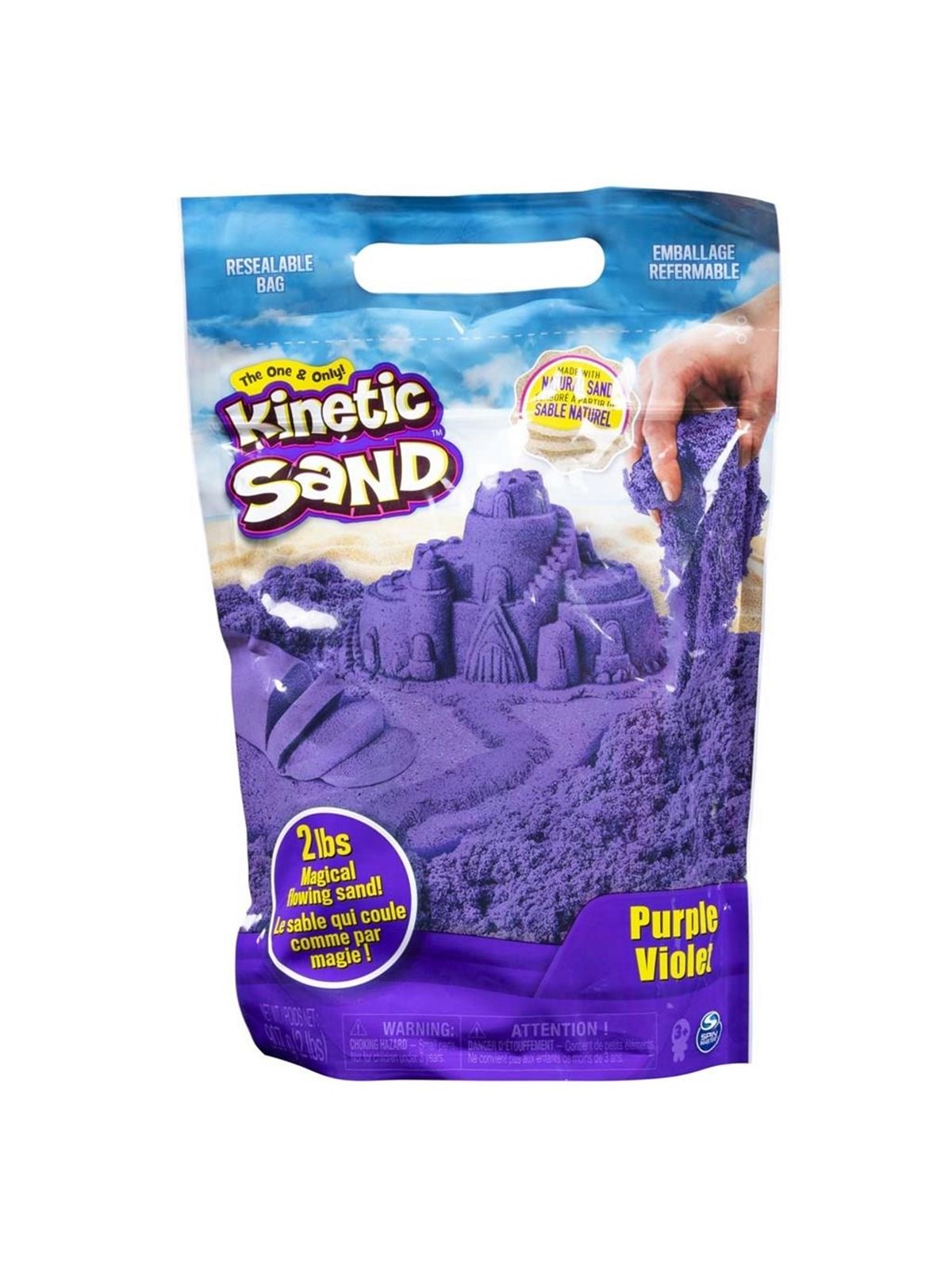 Kinetic Sand lilla, 900 gram, Kreativt Legetøj
