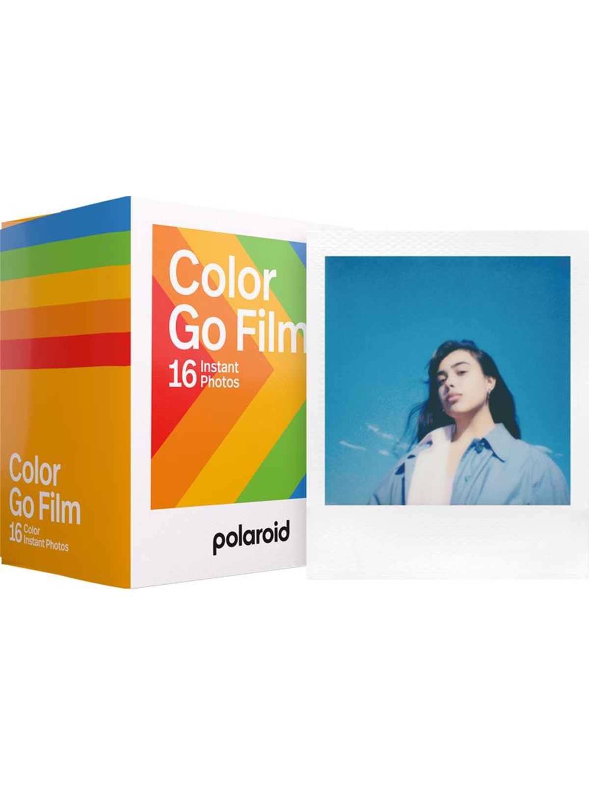 Polaroid Color Film Go Type (8 exposures) - White Frame - 2-pack, Fotofilm
