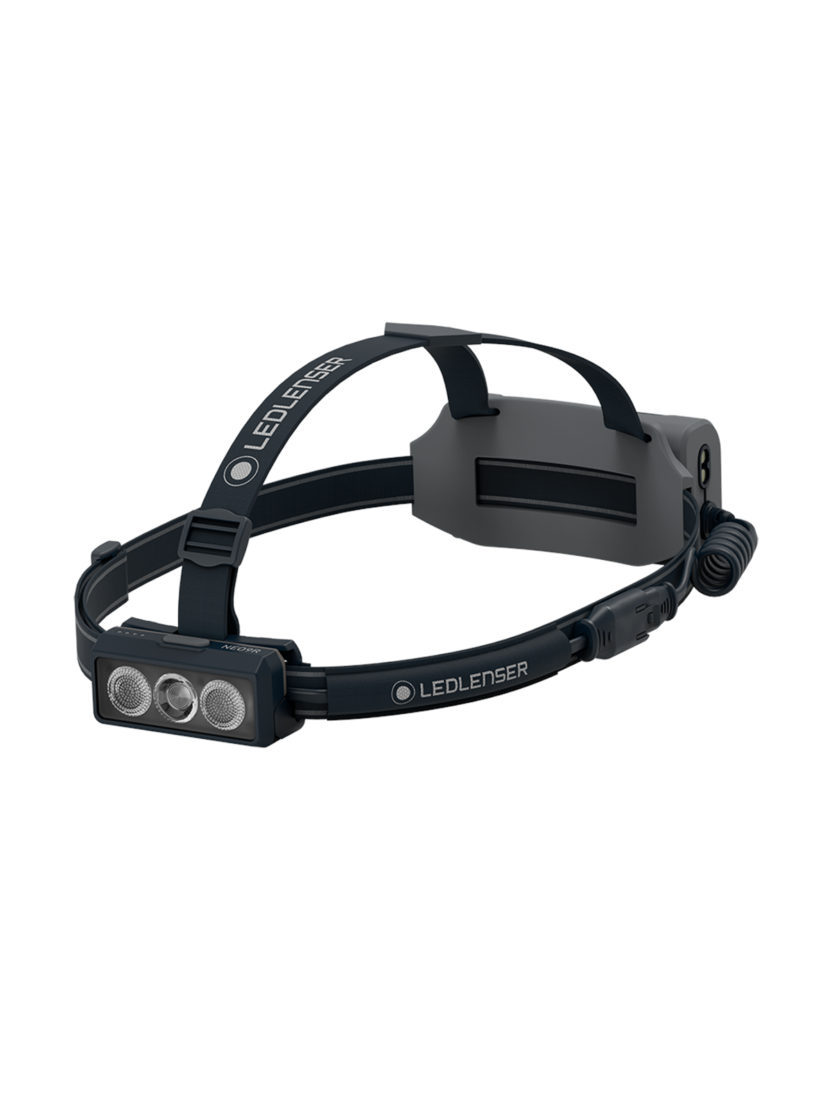 Ledlenser NEO9R pandelampe, 1200 lumen, Sort/grå, Smart Home