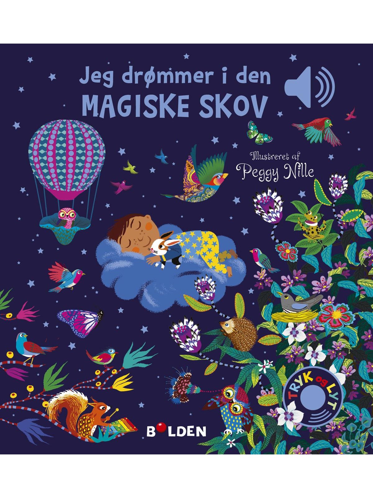 Jeg drømmer i den magiske skov - Børnebog - Papbog, Børnebog
