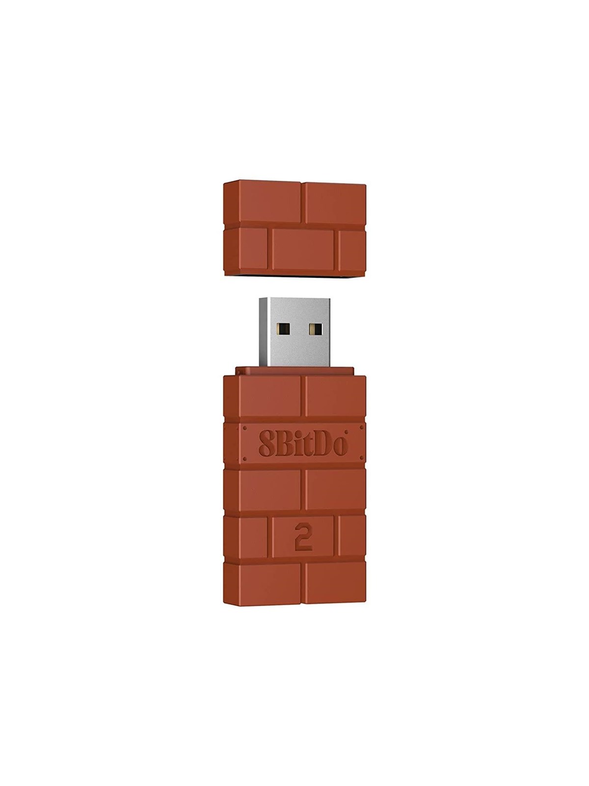 8BitDo USB Wireless Adapter 2 - Brown - Wireless - Nintendo Switch
