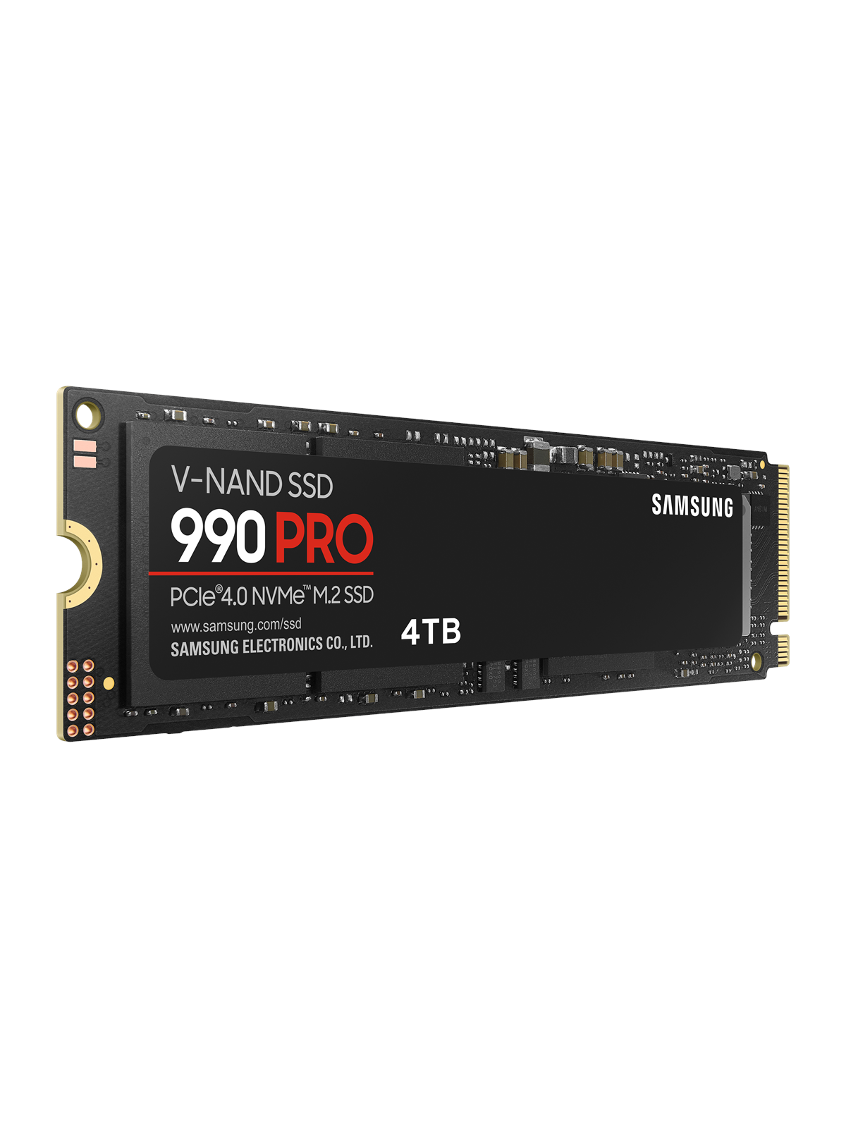 Samsung 990 Pro SSD - 4TB - Uden køleprofil - M.2 2280 - PCIe 4.0, Ssd Harddisk