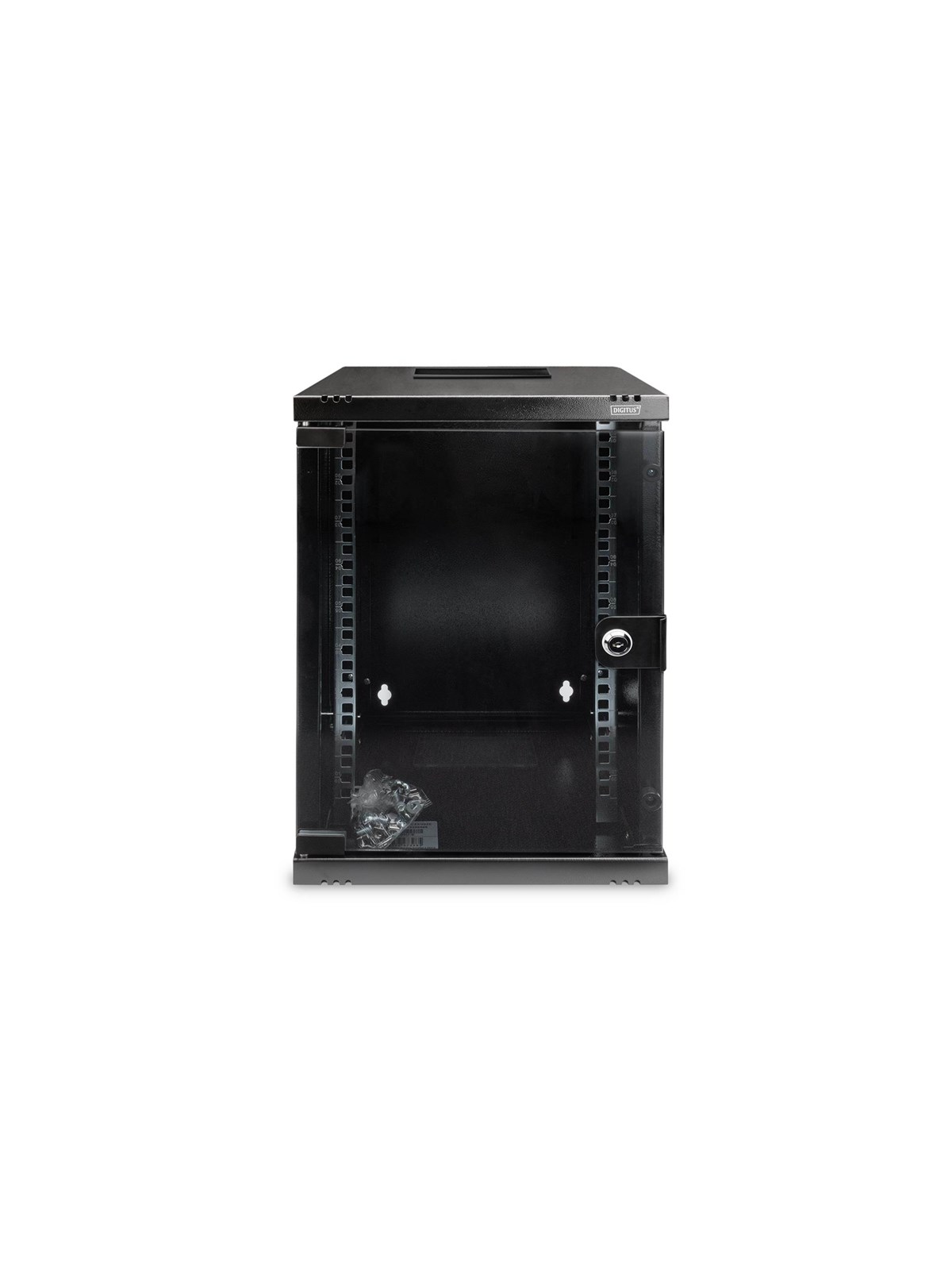DIGITUS 9U - Wall-mounted housing 254 mm (10") - 312x300 mm (WxD), Rackskab