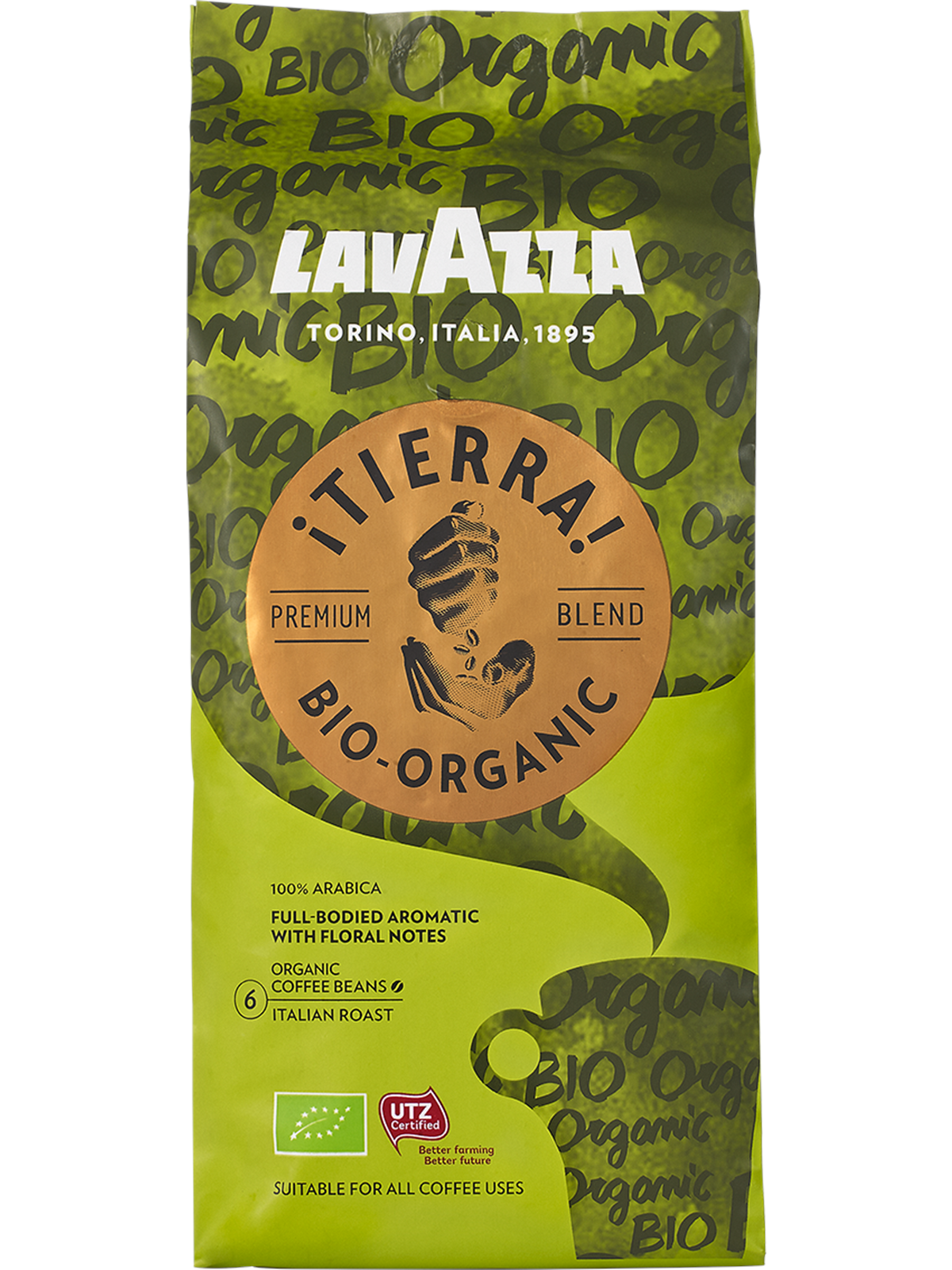 Lavazza Tierra for planet organic beans - 500g, Kaffemaskine