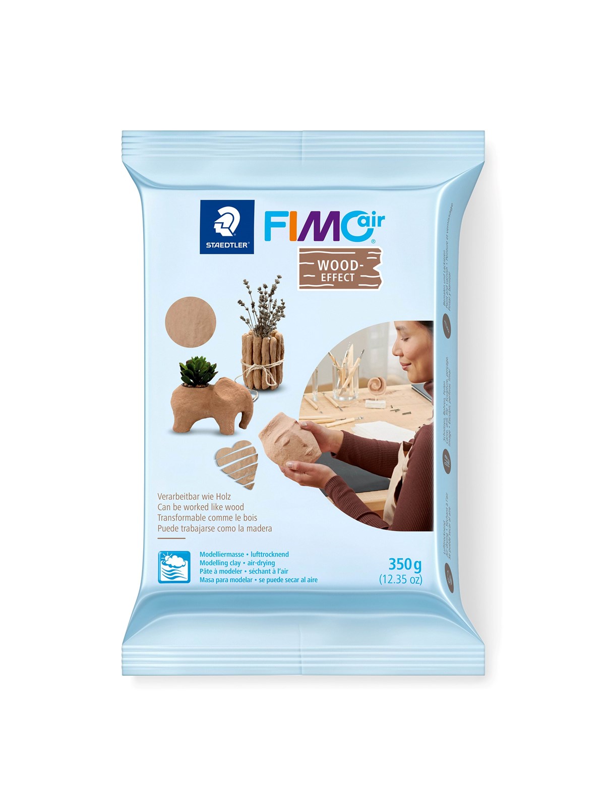 Stædtler FIMOair 350G Træ-effect, Hobby Artikler
