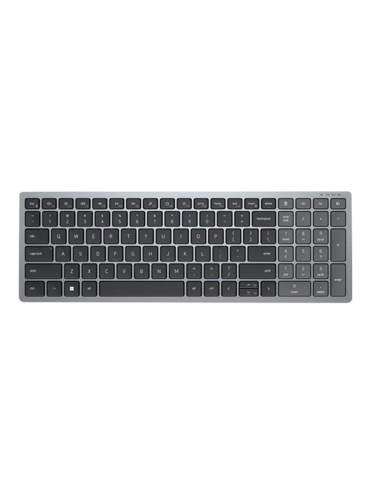 Dell KB740 - Tastatur - Nordisk - Grå, Tastatur