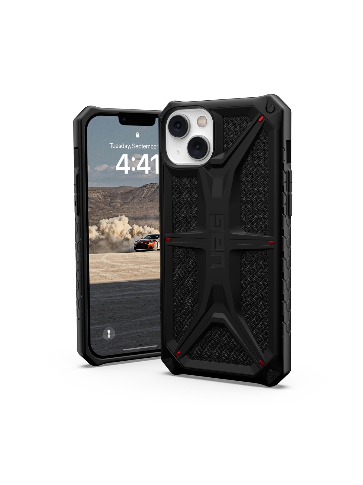UAG Monarch - kevlar black - iPhone 14 Plus, Mobilcover