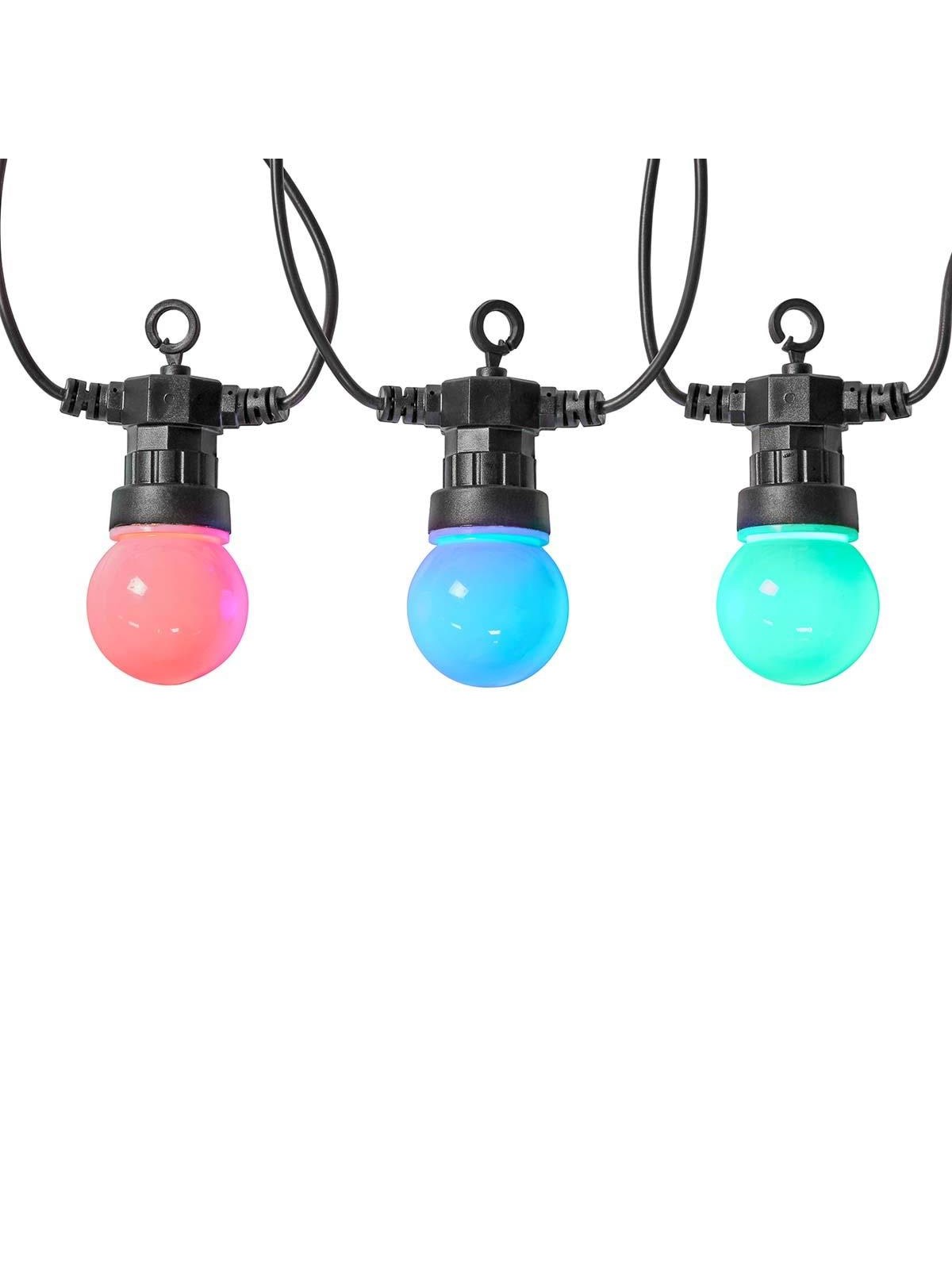 Nedis SmartLife Party Lyskæde - 10 meter med 20 lys - RGB, Smart Home