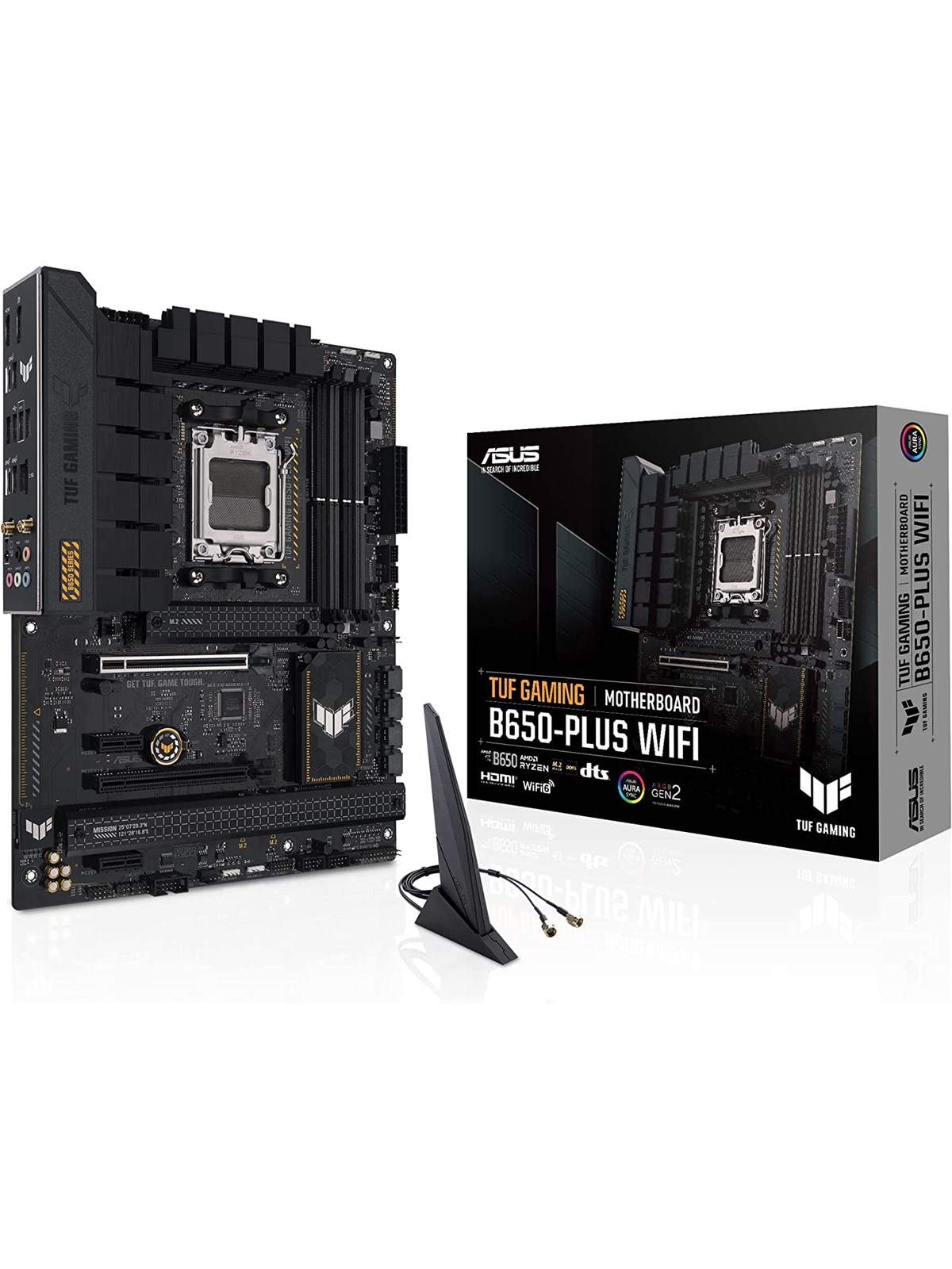 ASUS TUF GAMING B650-PLUS WIFI Bundkort - AMD B650 - AMD AM5 socket - DDR5 RAM - ATX