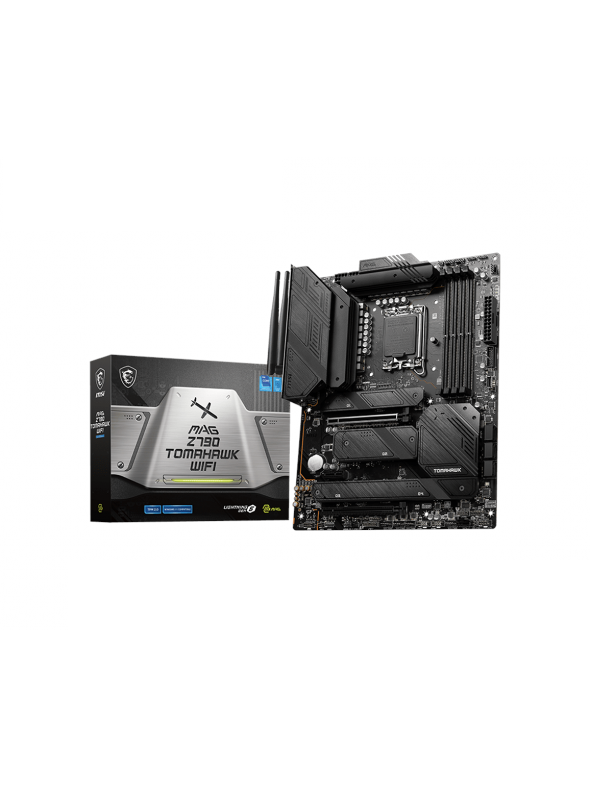 MSI MAG Z790 TOMAHAWK WIFI Bundkort - Intel Z790 - Intel LGA1700 socket - DDR5 RAM - ATX