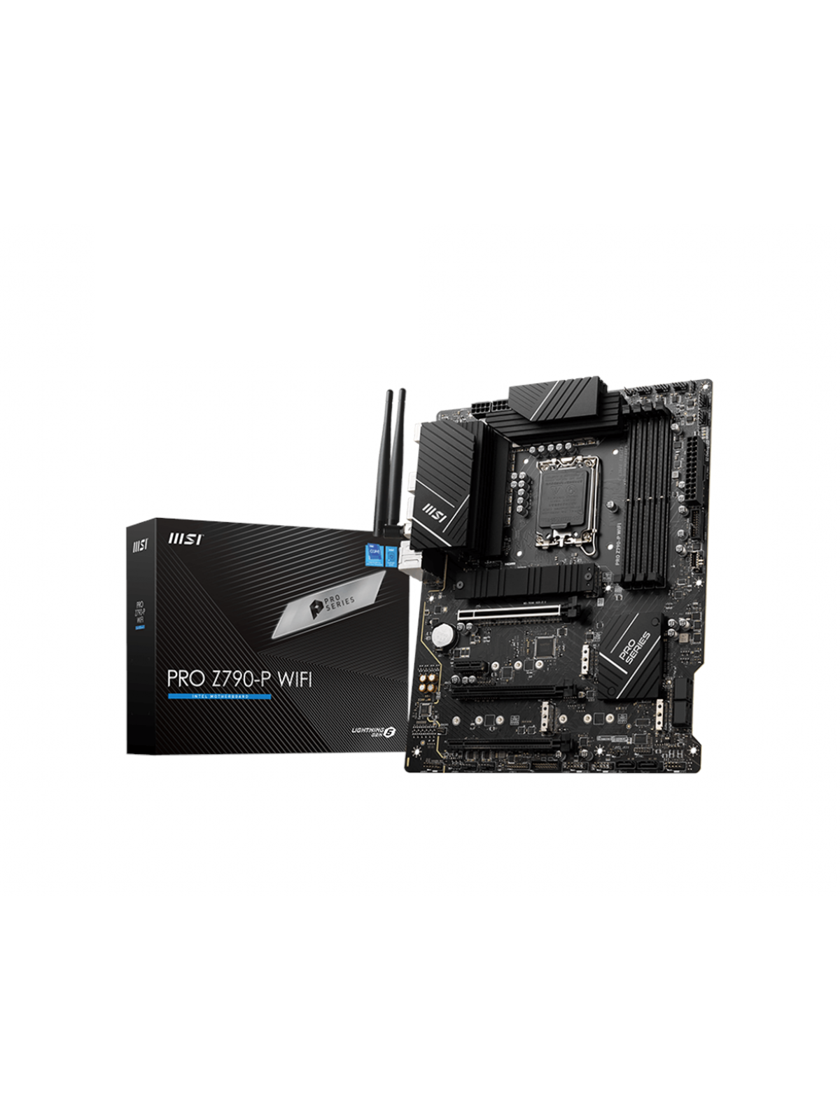 MSI PRO Z790-P WIFI Bundkort - Intel Z790 - Intel LGA1700 socket - DDR5 RAM - ATX