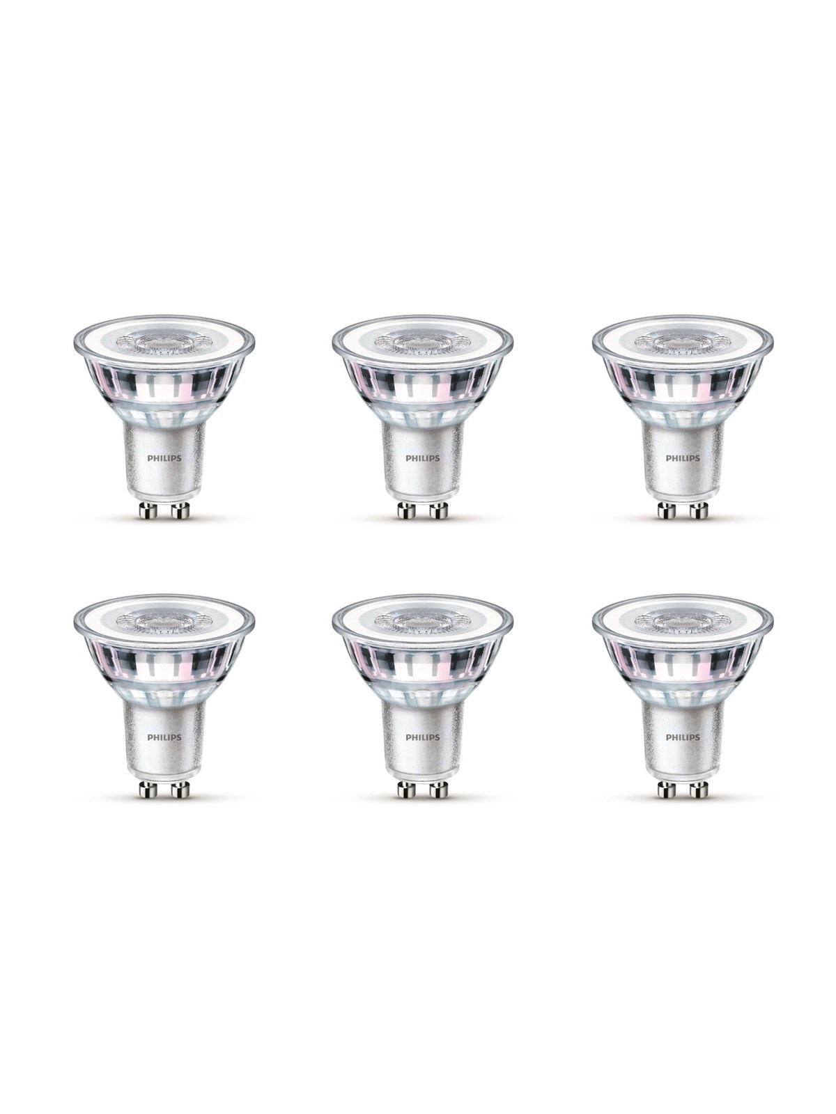 Philips LED pære LEDClassic 3,5W/827 (35W) 6-pak GU10, Lyskilde