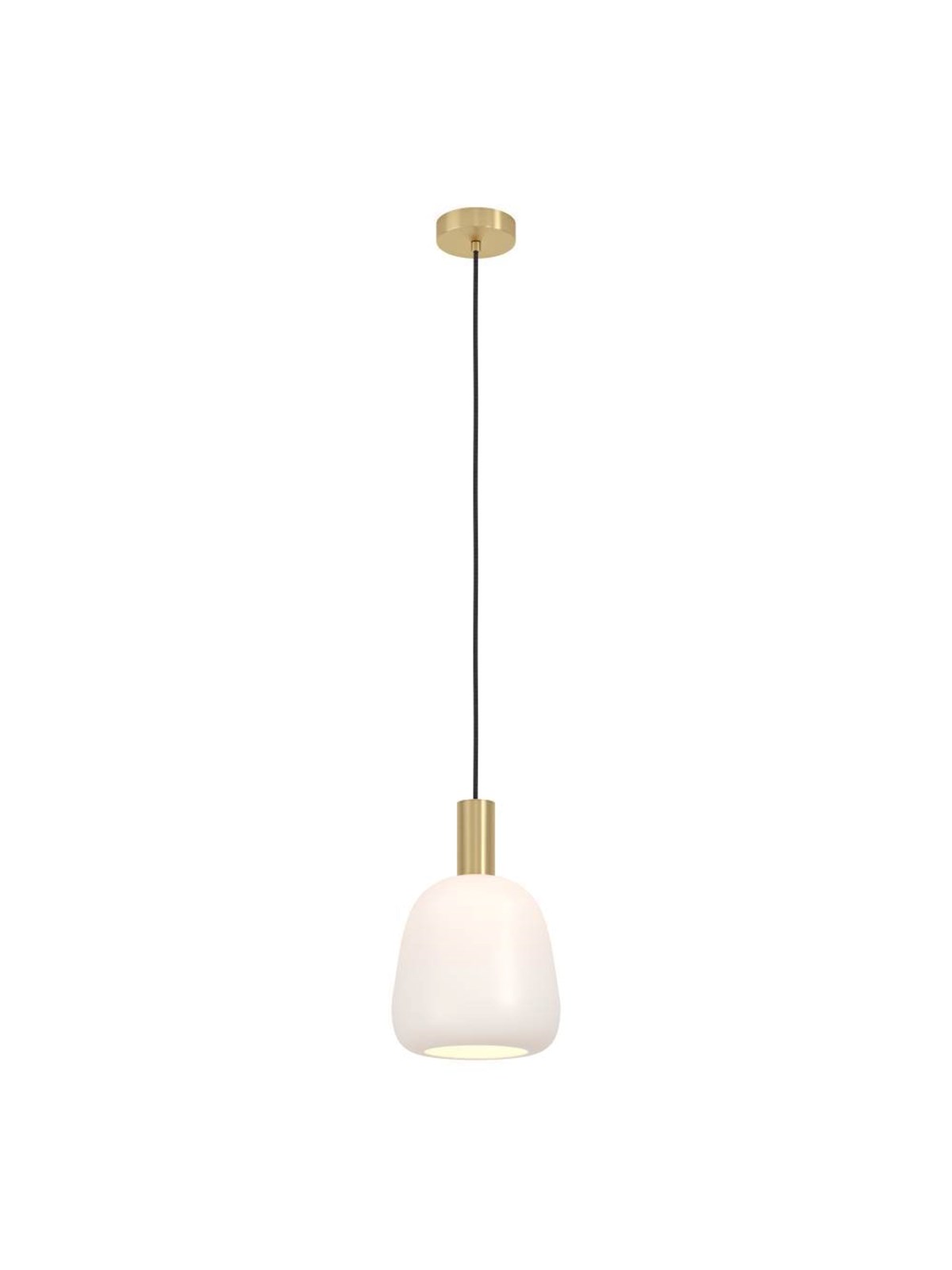 EGLO MANZANARES pendel E27 Ø225, børstet messing, Lampe