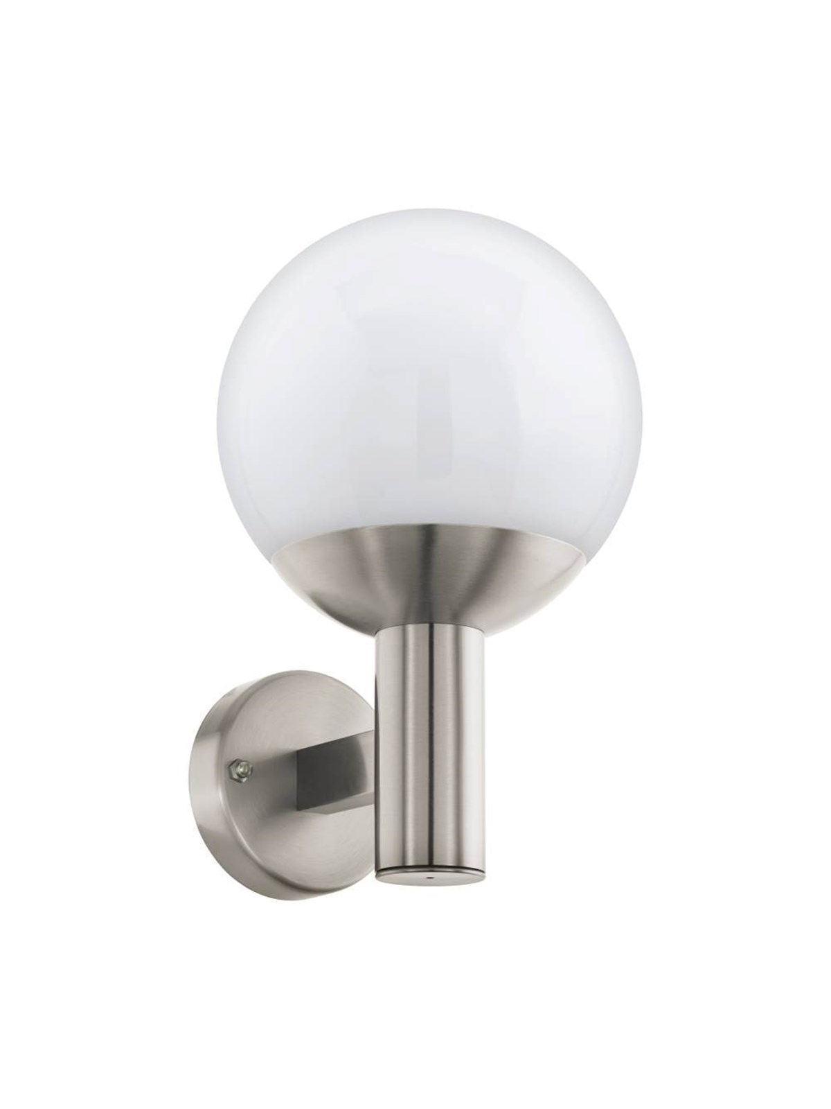 EGLO CONNECT.Z NISIA SMART udendørs e27 væglampe rustfrit stål/hvid M/FARVER(RGB) OG TUNABLE WHITE