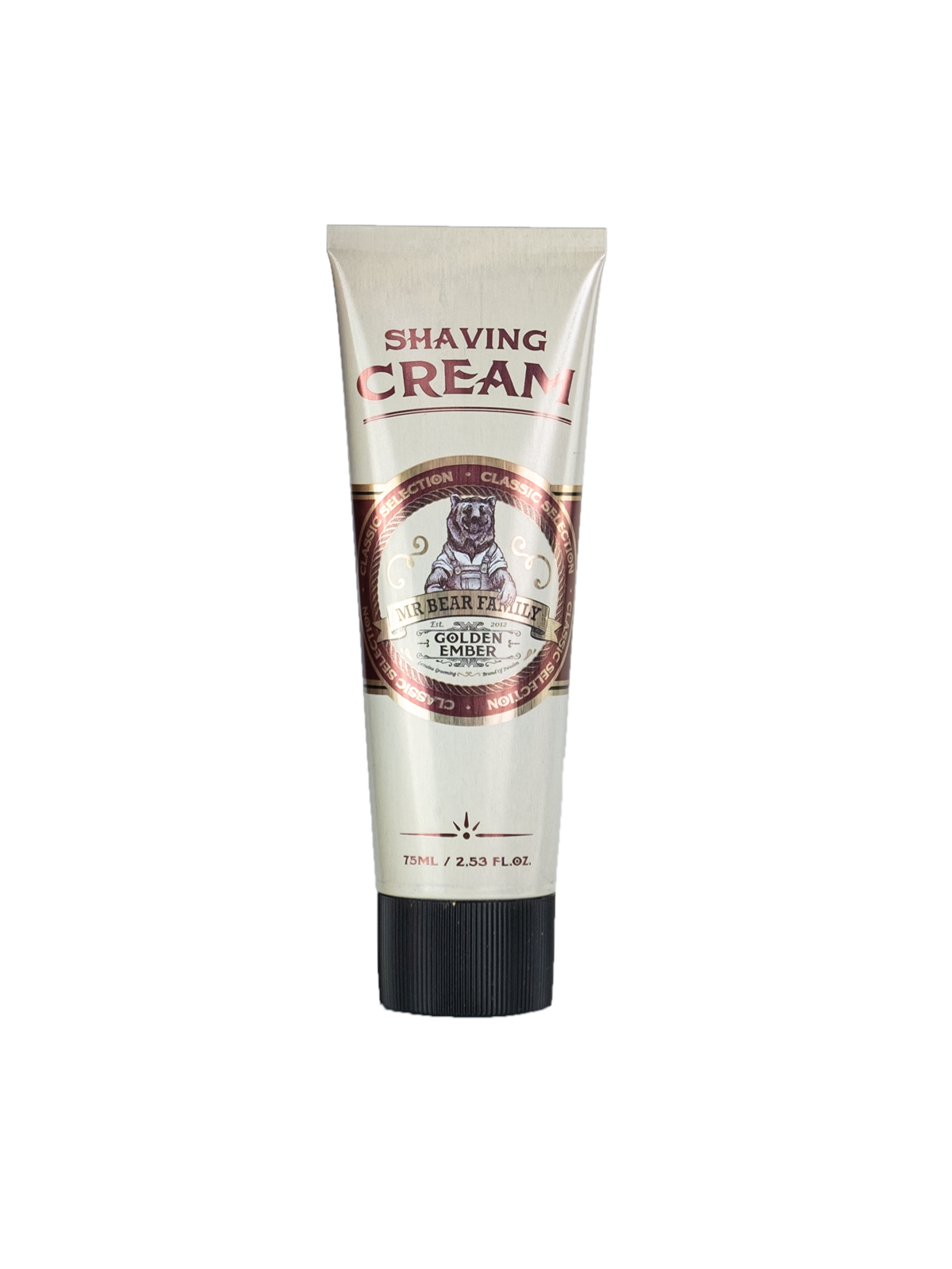 Mr. Bear Shaving Cream - Golden Ember - 75ml, Ansigtspleje