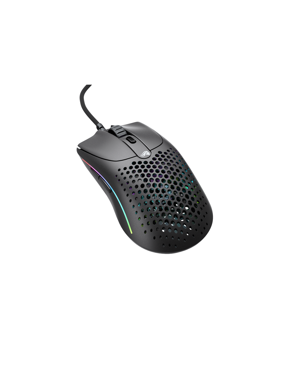 Glorious Model O 2 - Matte Black - Gaming Mus - Optisk - 6 knapper - Sort med RGB lys