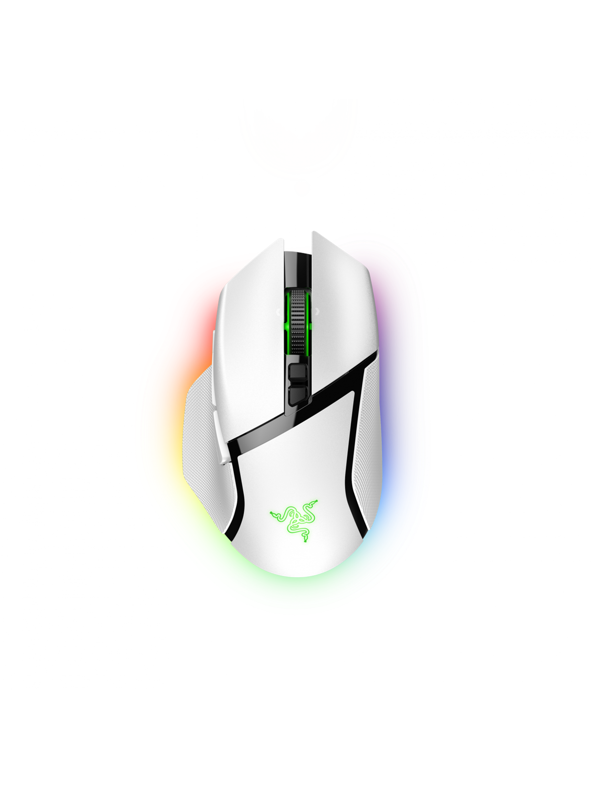 Razer Basilisk V3 Pro - Gaming Mus - Optisk - 11 knapper - Hvid med RGB-LED lys