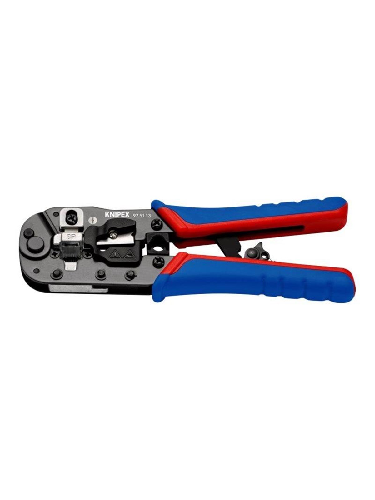 KNIPEX crimp tool - for RJ45 western plugs, Netværkstilbehør