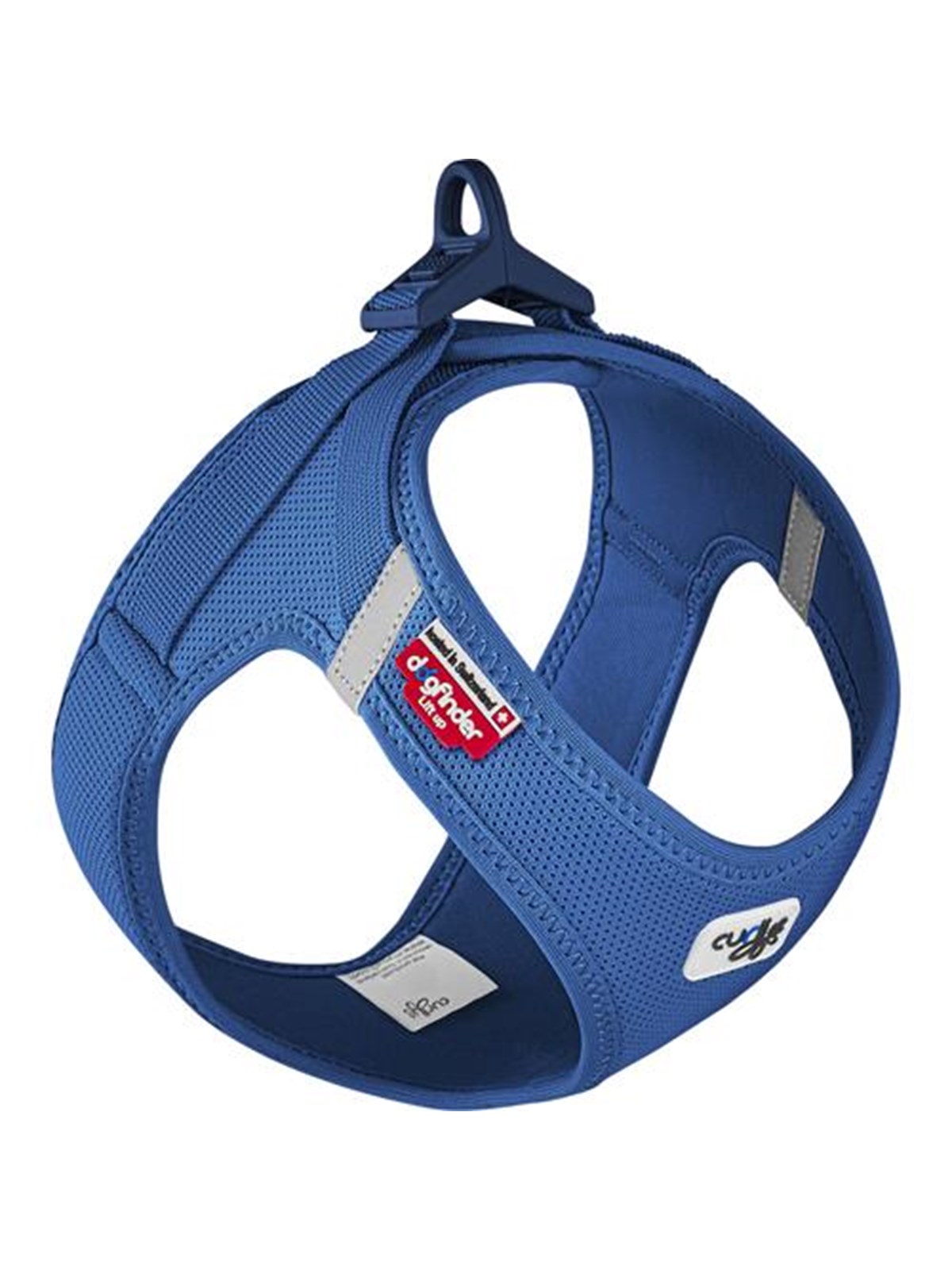 Curli Vest Harness Clasp Air-Mesh - Blue (M), Hundeudstyr