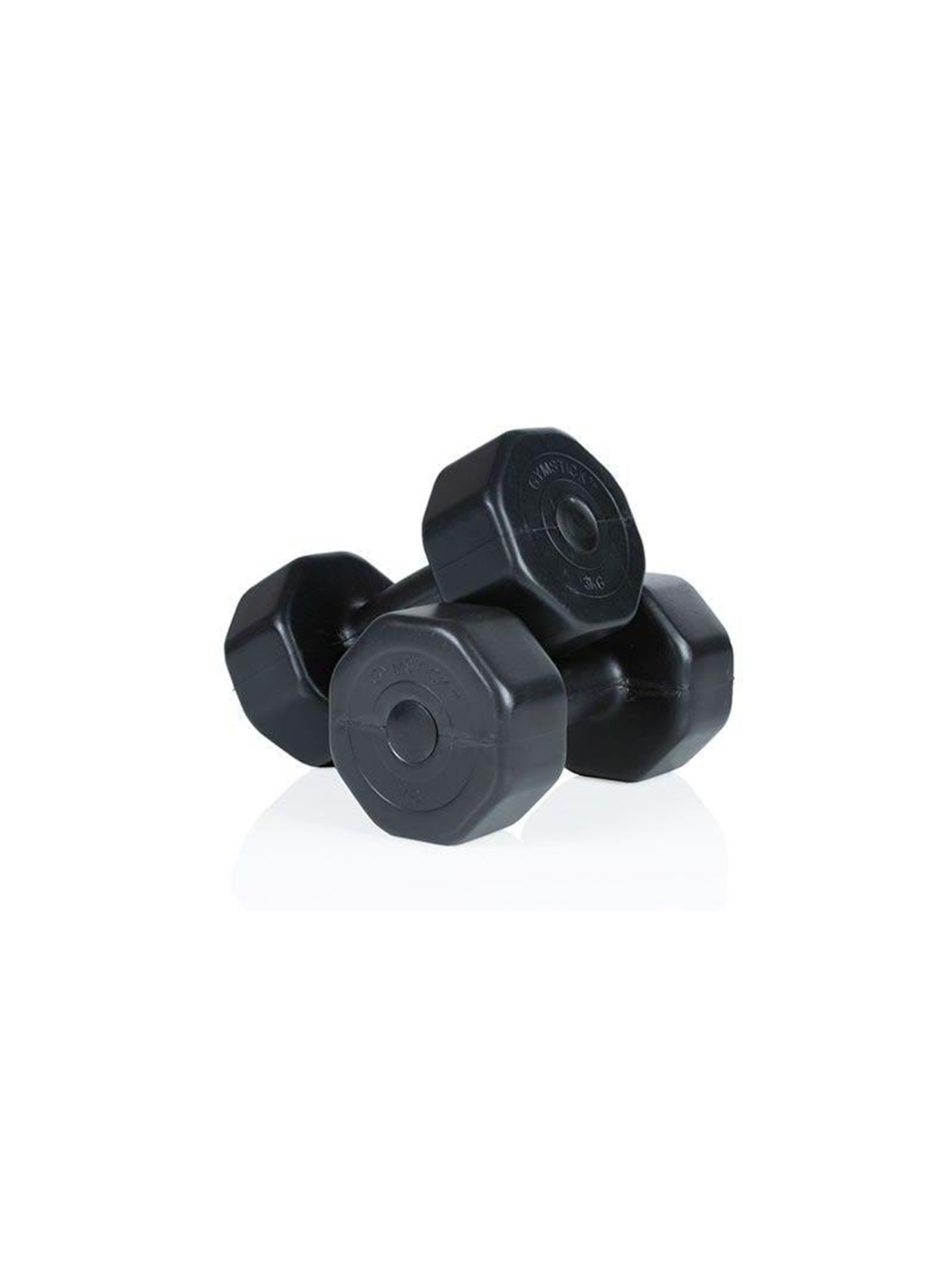 Gymstick Vinyl Dumbbells 2 x 2kg, Træningsudstyr
