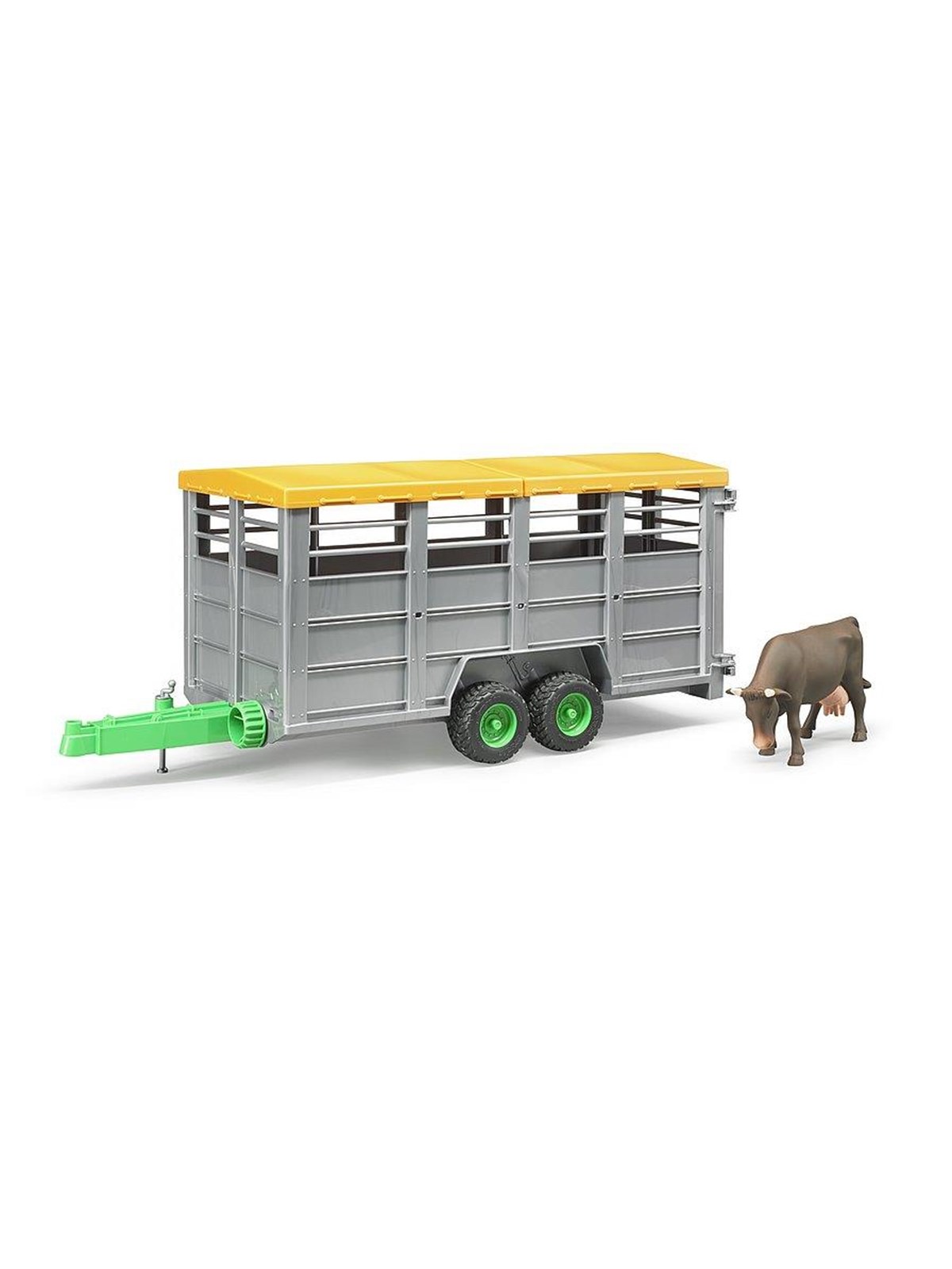 Bruder Livestock trailer with 1 cow, Legetøjsbil