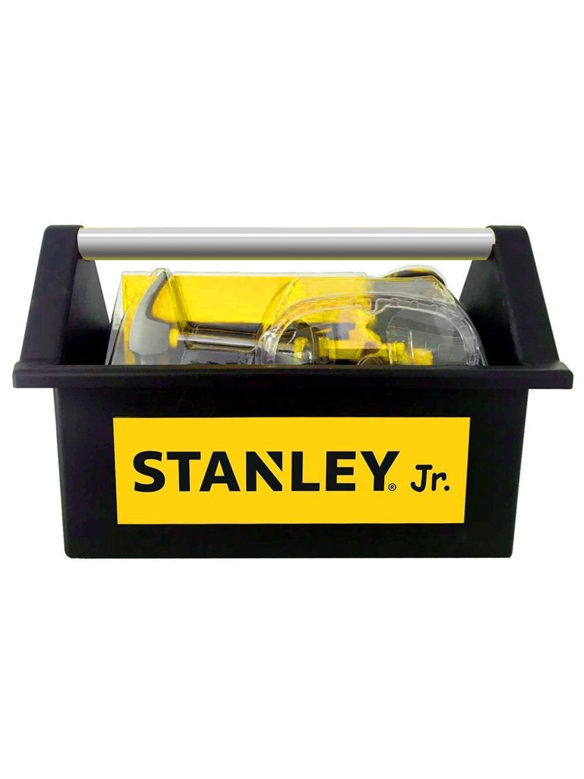 Open Toolbox + 5 pc Toolset Hammer, Screwdriver Philips, Screwdriver Flat, Square, Safety Goggle, Open Toolbox