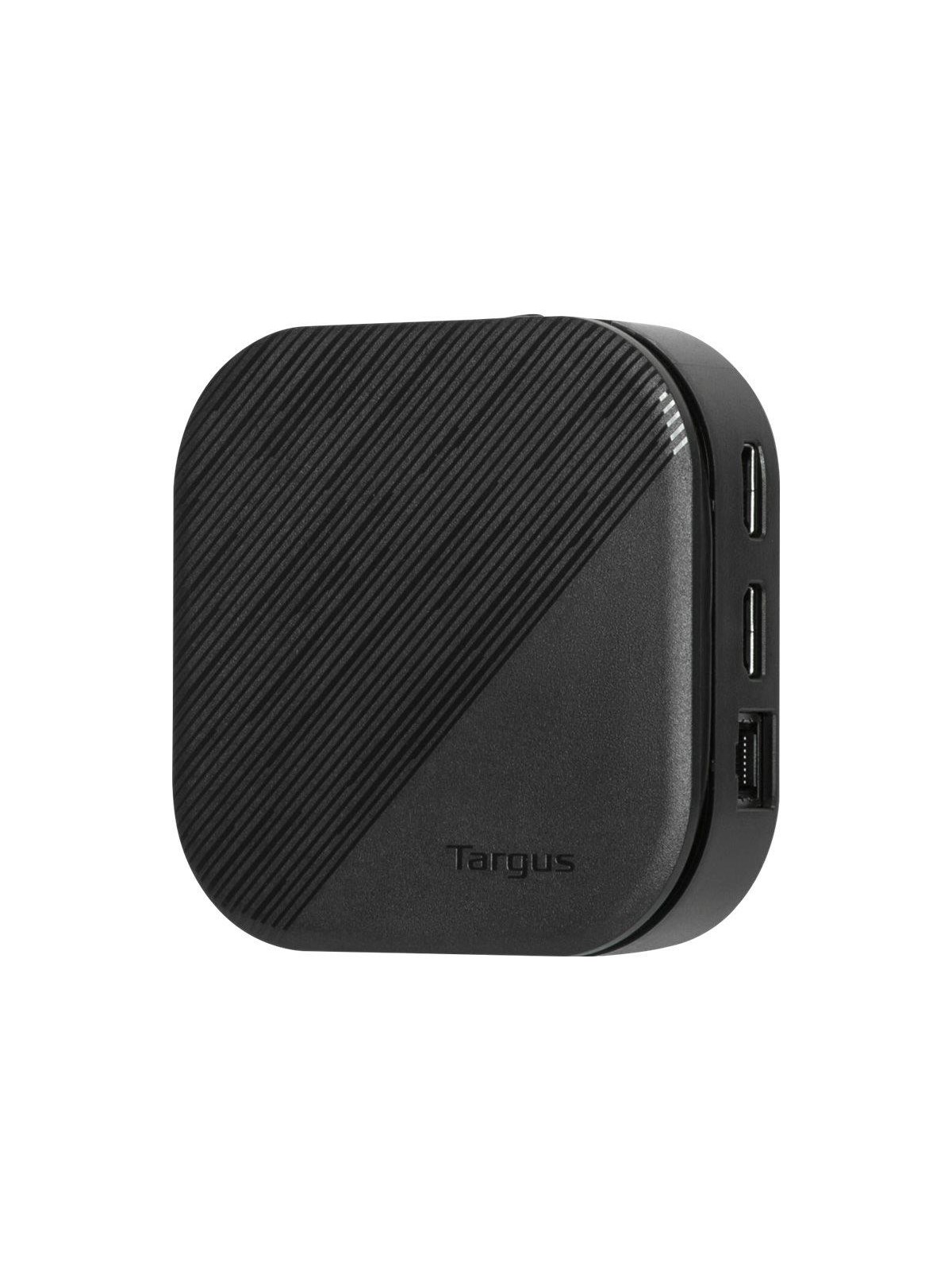 Targus USB-C Universal Dual HD Docking Station with 80W PD Pass-Thru - docking station - USB-C 3.2 Gen 2 - 2 x HDMI - GigE - Tå Compliant